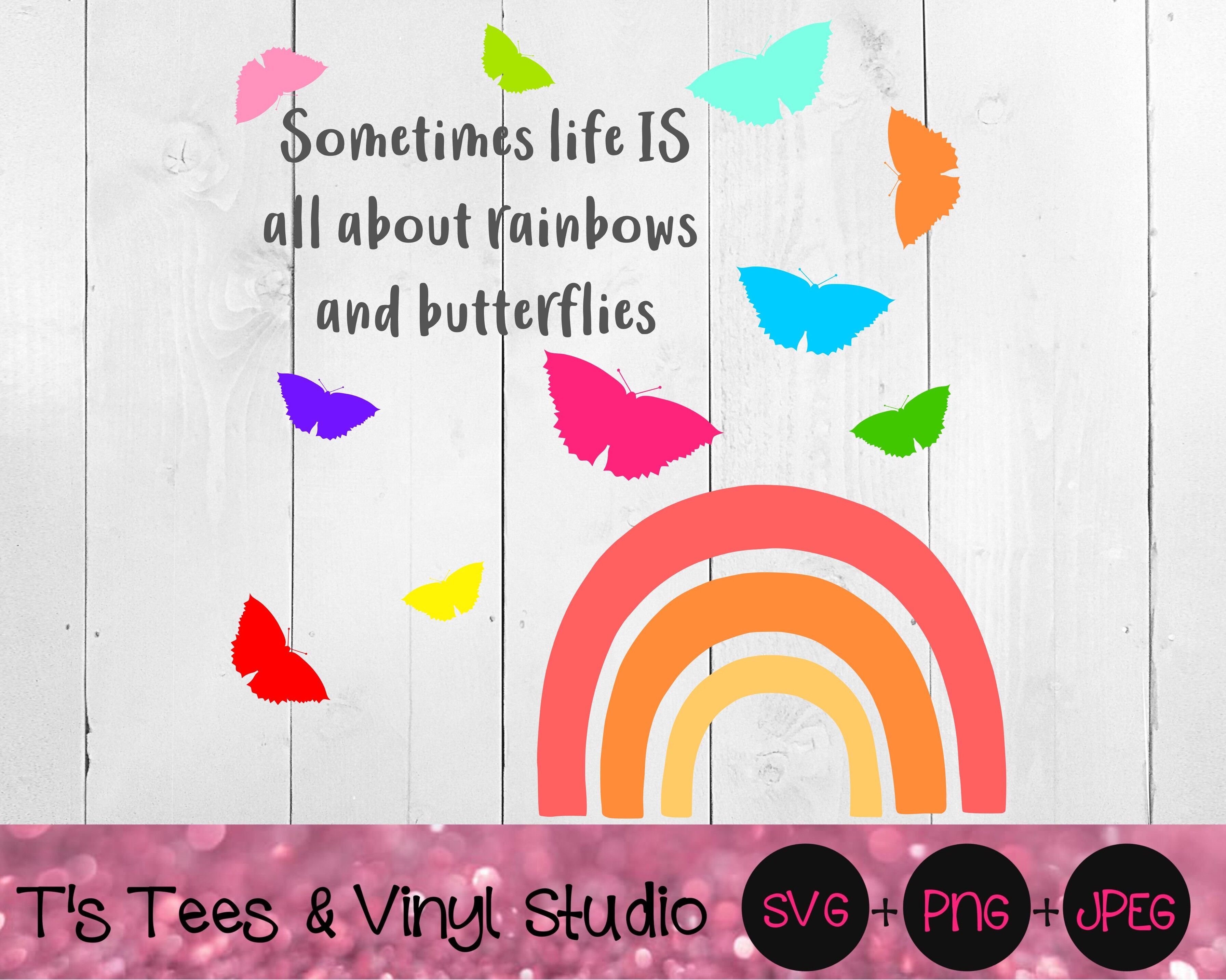 Free Free 105 Butterfly Rainbow Svg SVG PNG EPS DXF File