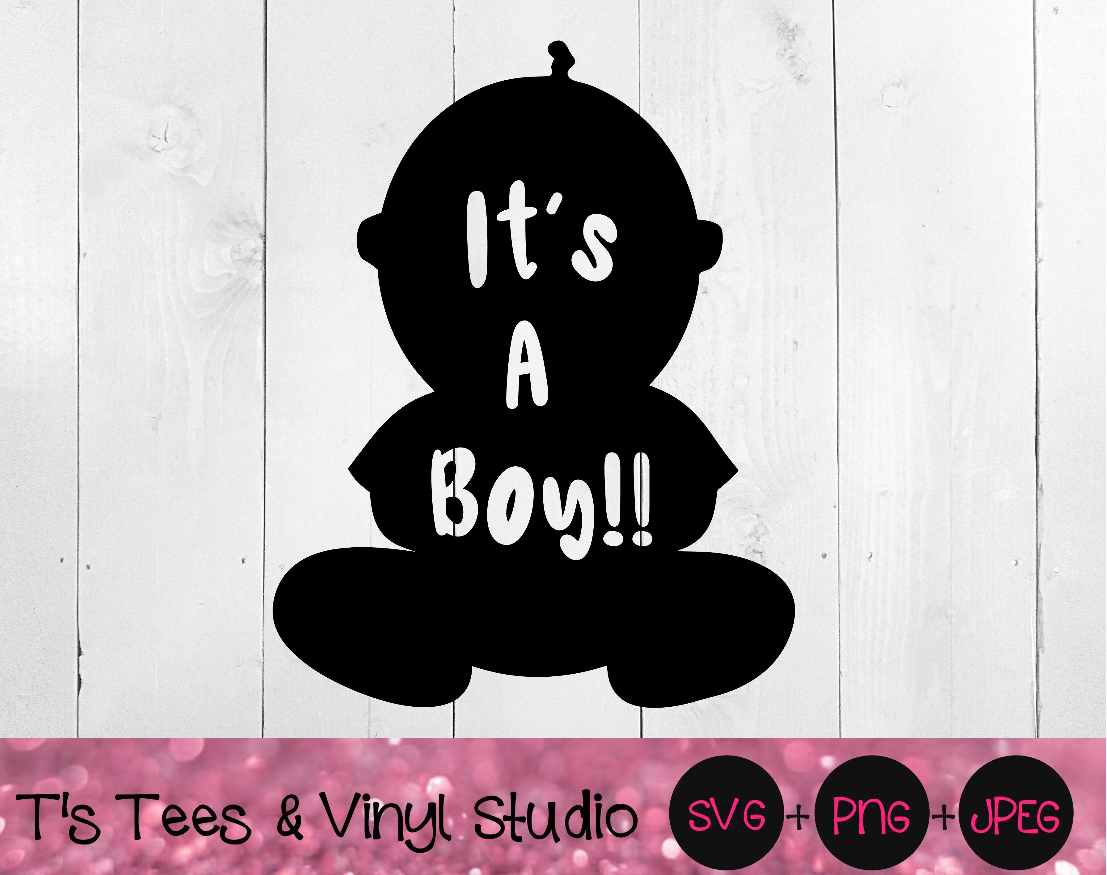 It S A Boy Svg Blue Svg Black Svg Newborn Baby Svg Baby Shower Svg By T S Tees Vinyl Studio Thehungryjpeg Com