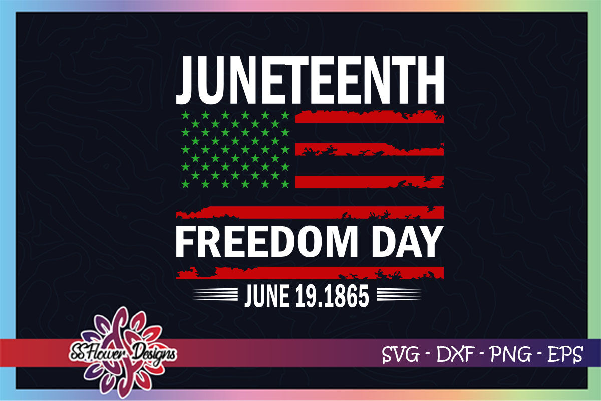 Download Juneteenth svg, American flag svg, Freedom day svg By ...