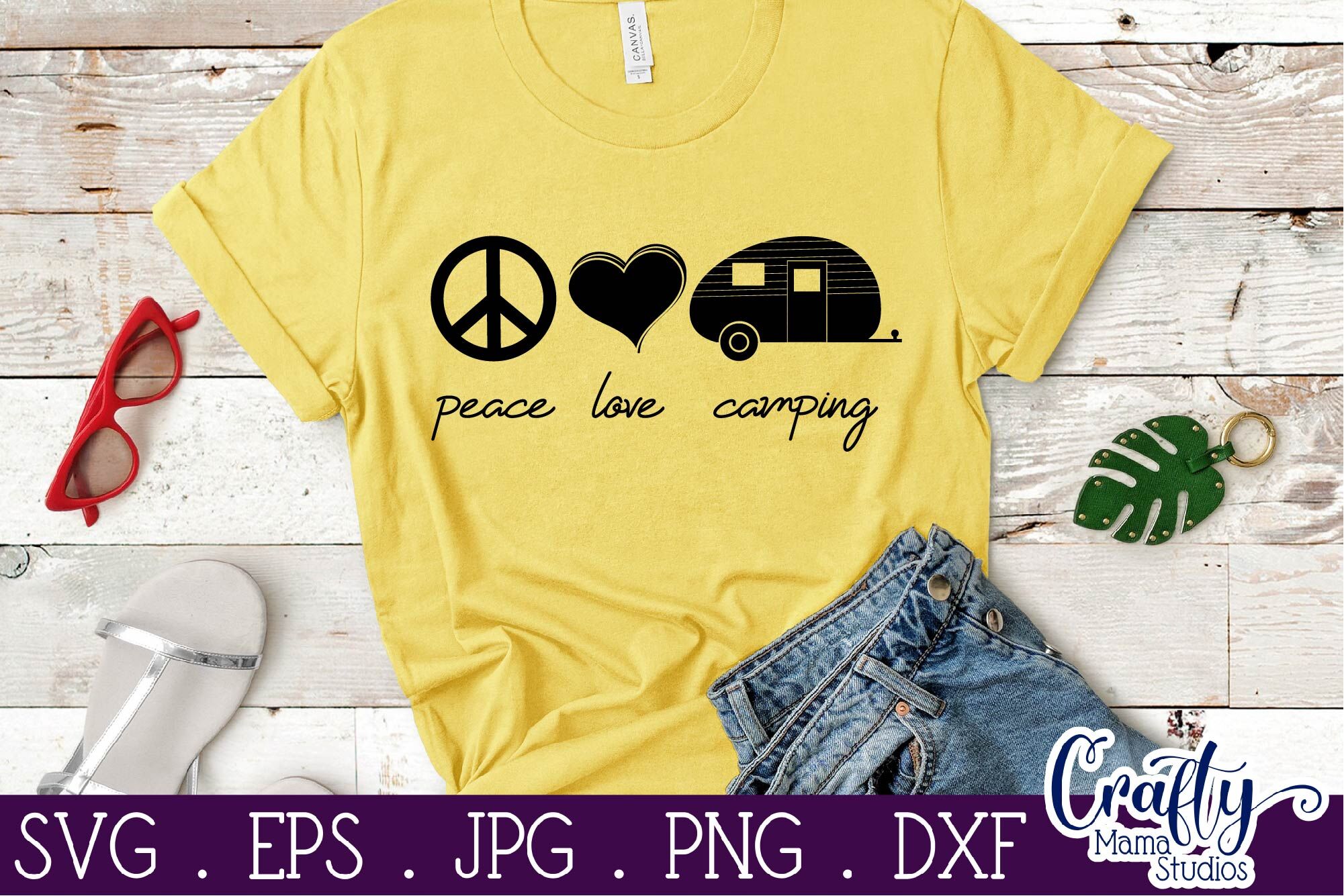 Download Camping Svg Camper Svg Peace Love Camping Svg Summer Svg By Crafty Mama Studios Thehungryjpeg Com