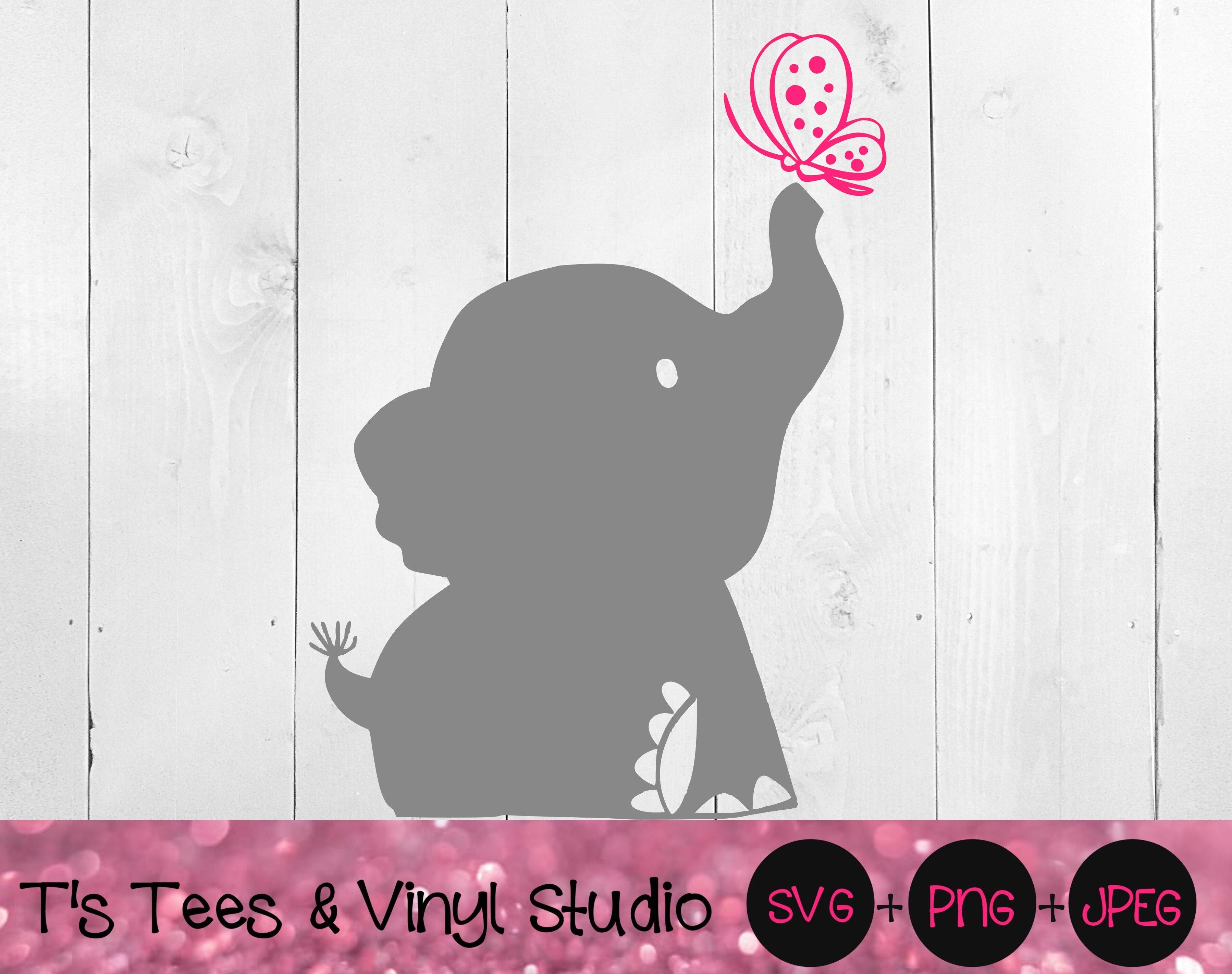 Free Free 270 Silhouette Baby Elephant Svg SVG PNG EPS DXF File
