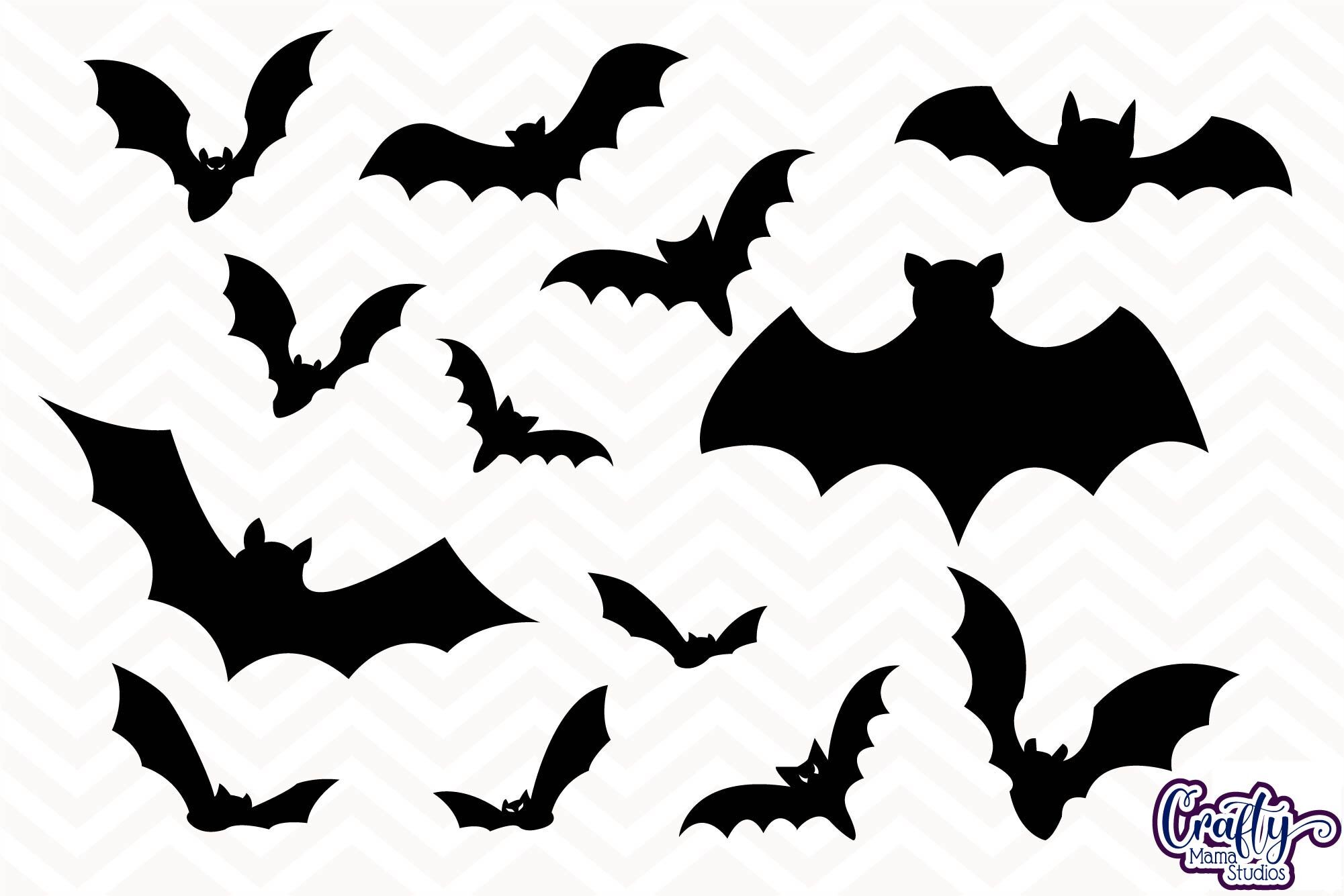 Download Halloween Svg Halloween Bats Svg Halloween Bats Bundle By Crafty Mama Studios Thehungryjpeg Com