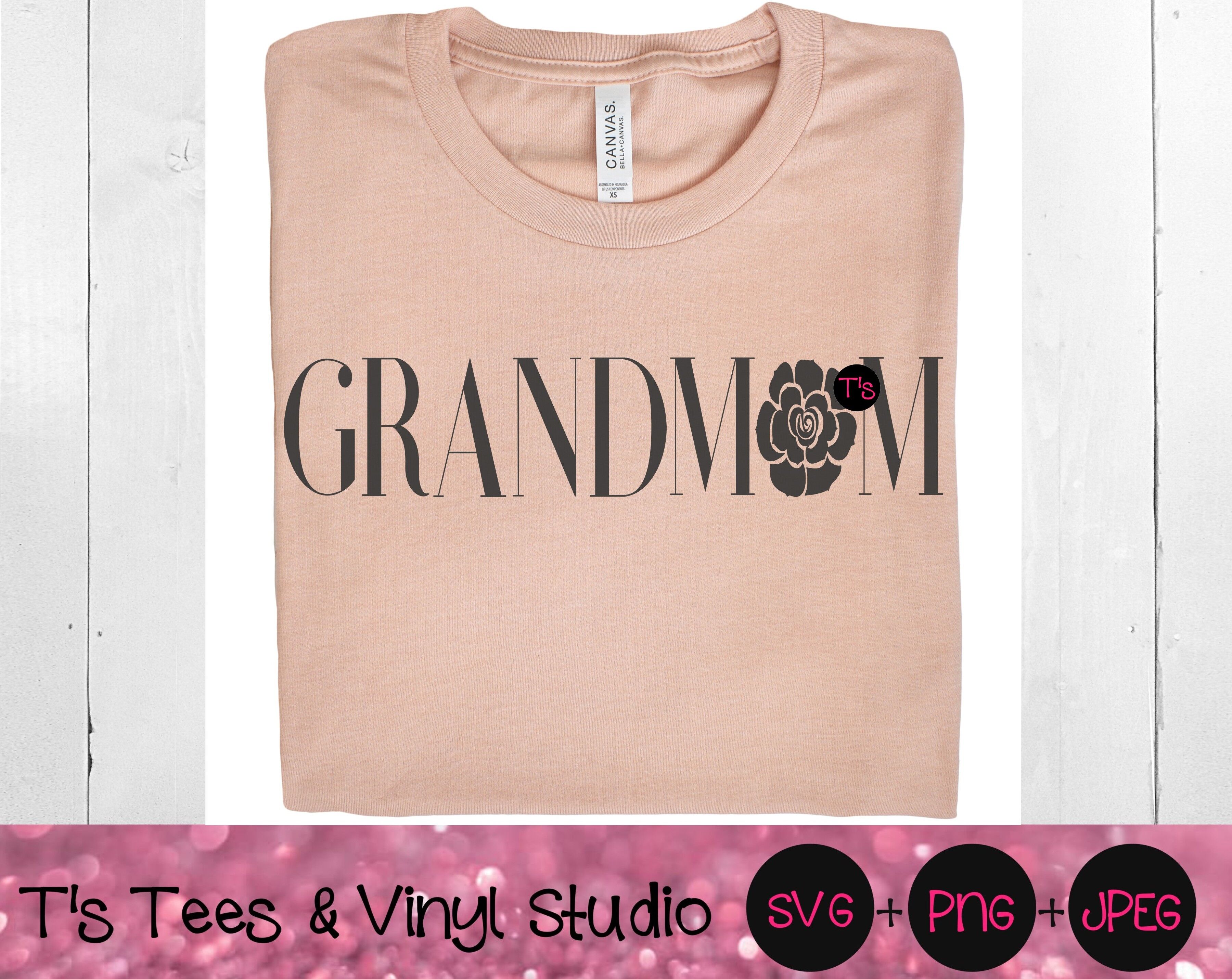 Download Grandmom Svg Grandma Svg Grandmother Svg Rose Svg Mother S Day Svg By T S Tees Vinyl Studio Thehungryjpeg Com