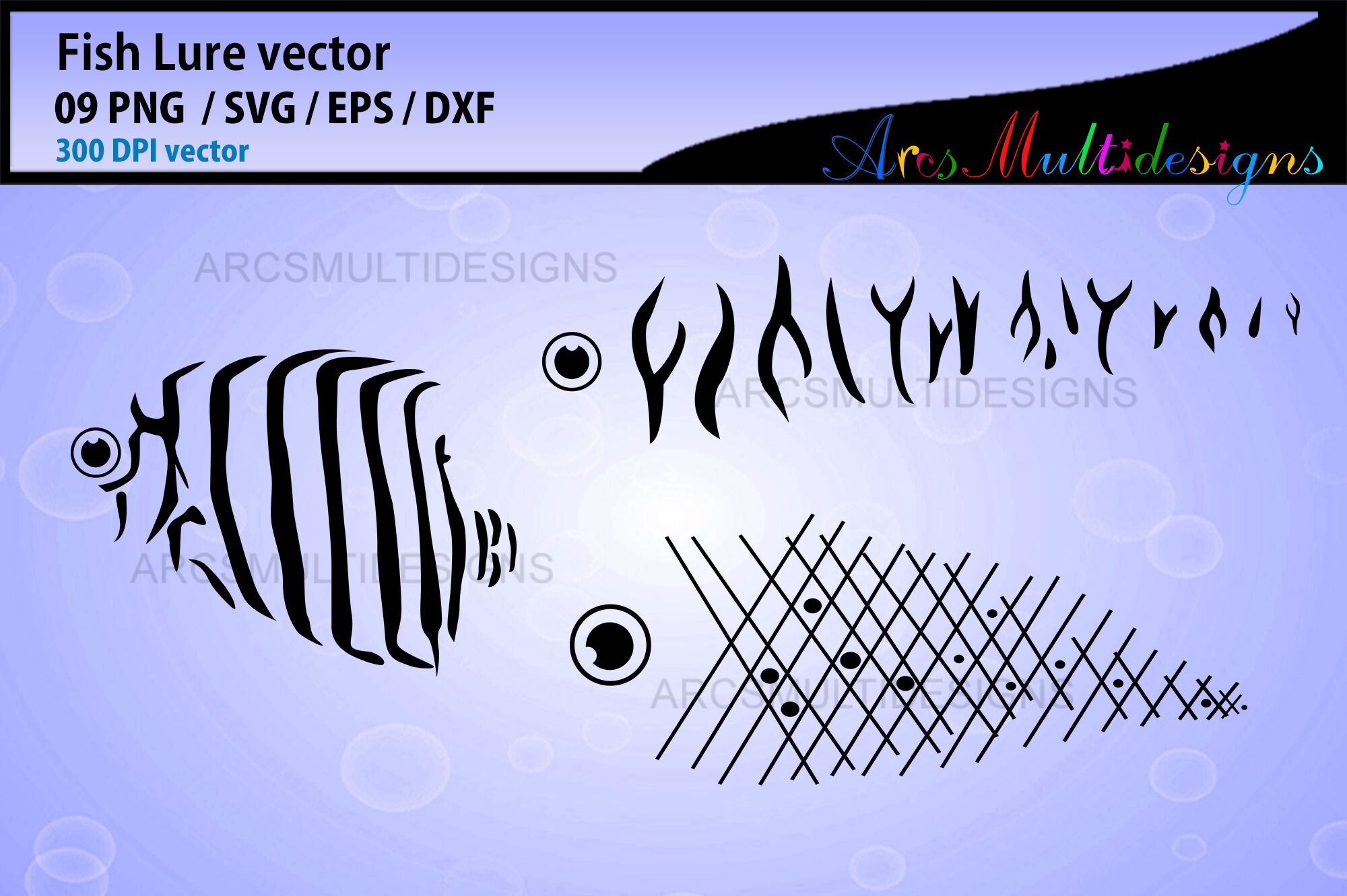 Download Fishing Lure svg bundle By ArcsMultidesignsShop | TheHungryJPEG.com