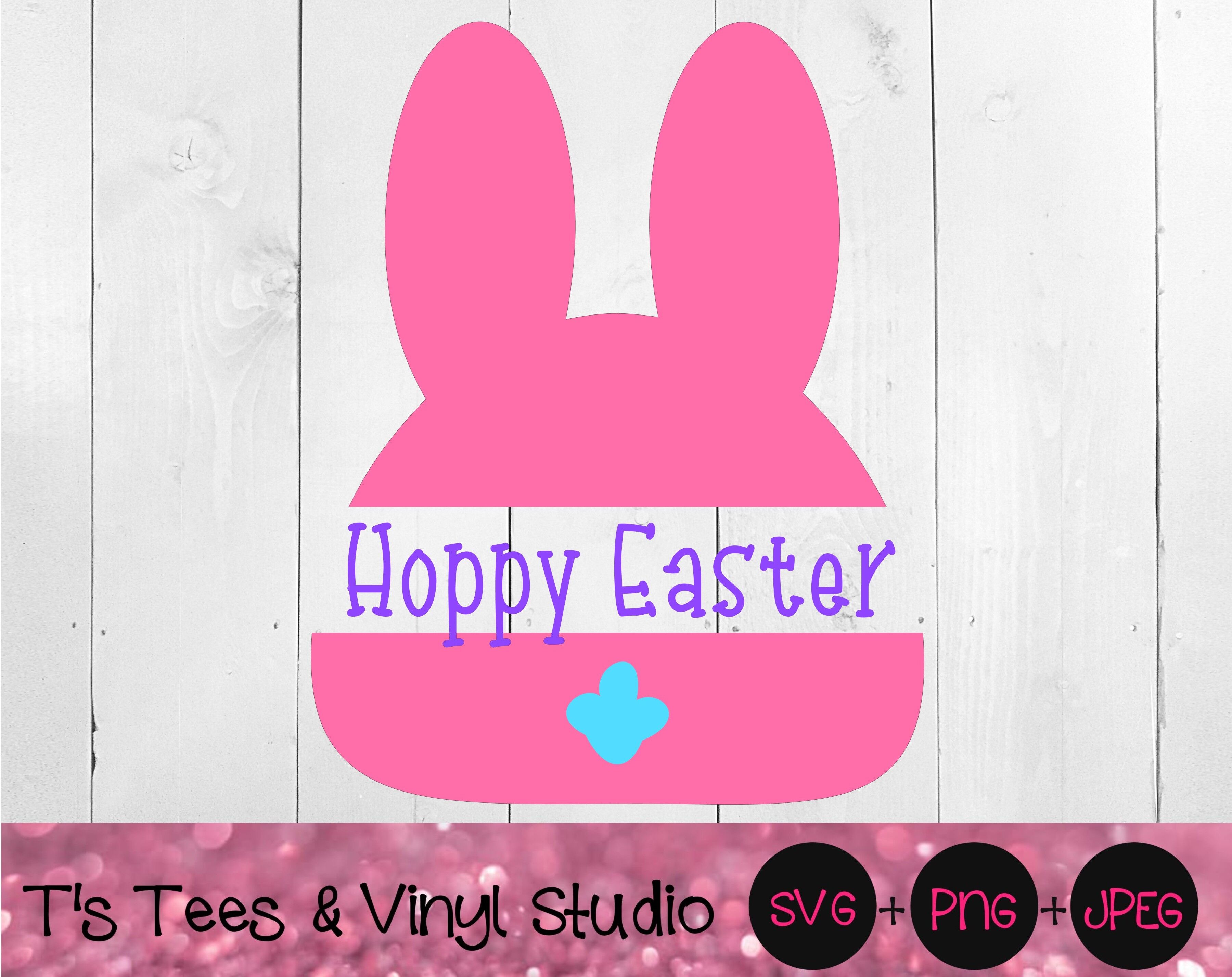 Download Hoppy Easter Svg Happy Easter Svg Easter Svg Bunny Svg Rabbit Svg By T S Tees Vinyl Studio Thehungryjpeg Com