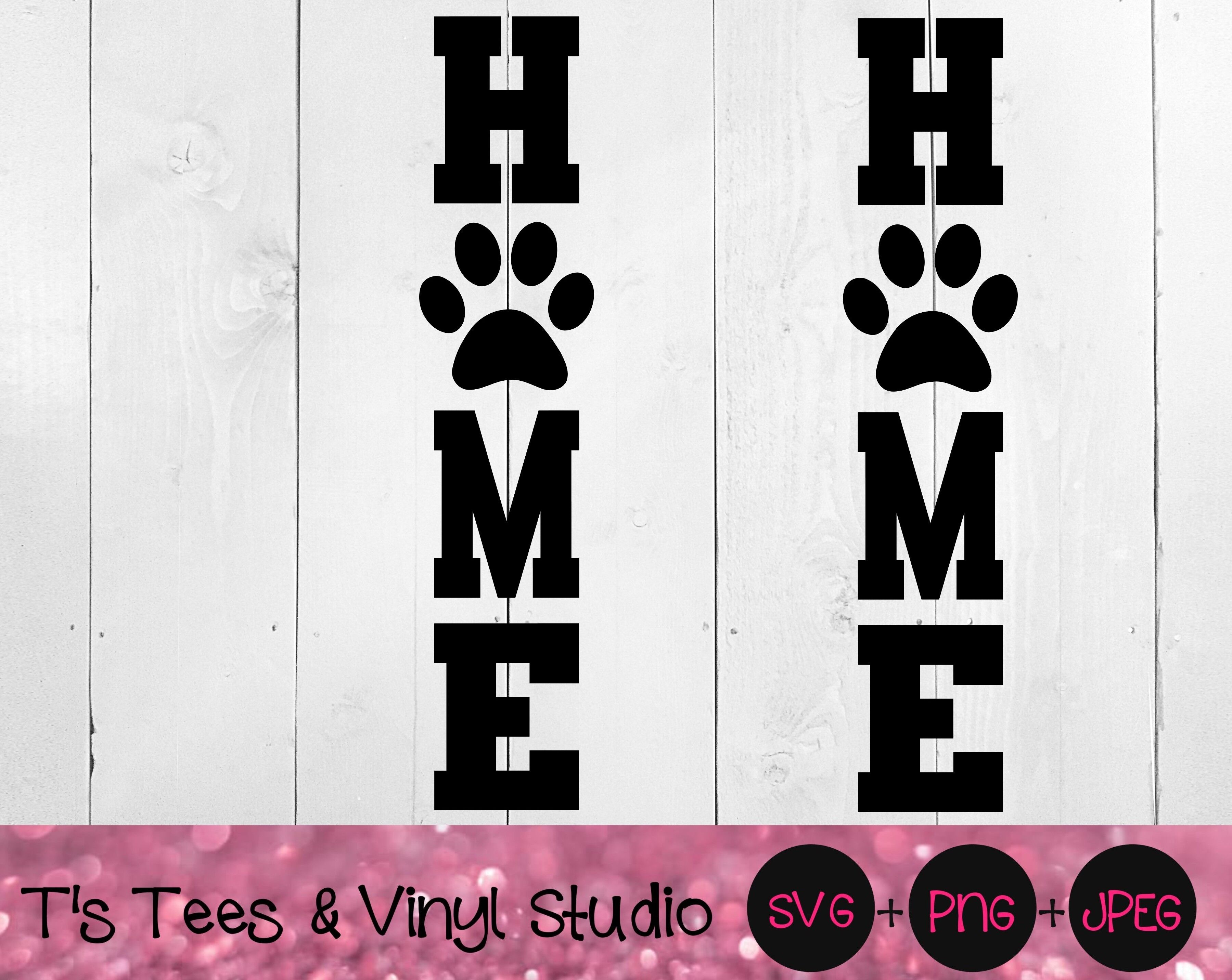 Dog Svg Paw Svg Paw Print Svg Home Svg Welcome Svg Porch Sign Svg By T S Tees Vinyl Studio Thehungryjpeg Com