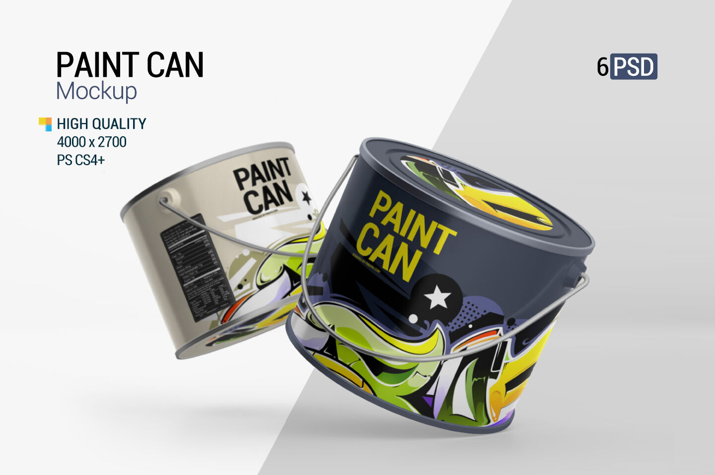 Download Small Paint Can Mockup By Pixelica21 Thehungryjpeg Com