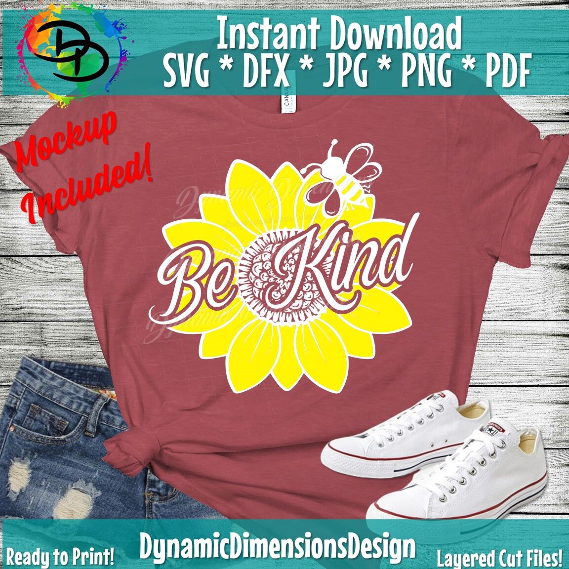 Download Be Kind svg, sunflower svg, Peace Love SVG, Bee svg ...