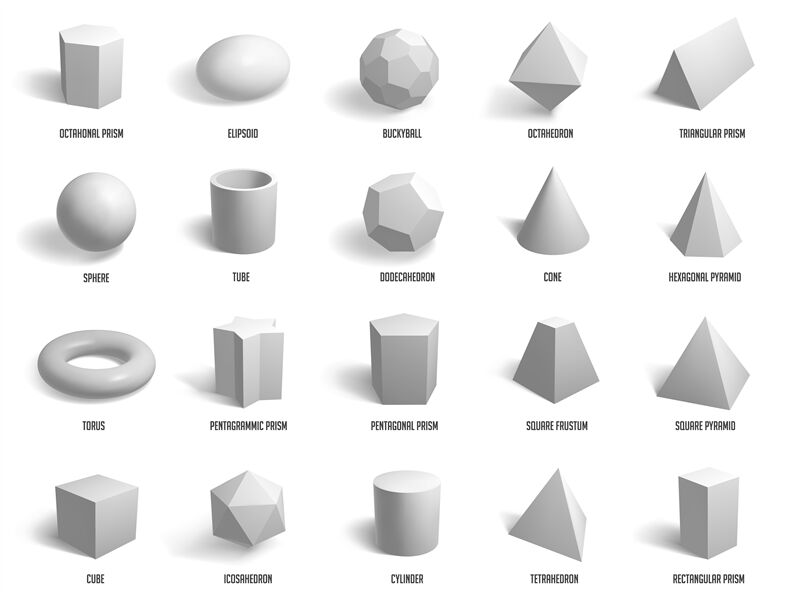 3d shapes pyramid