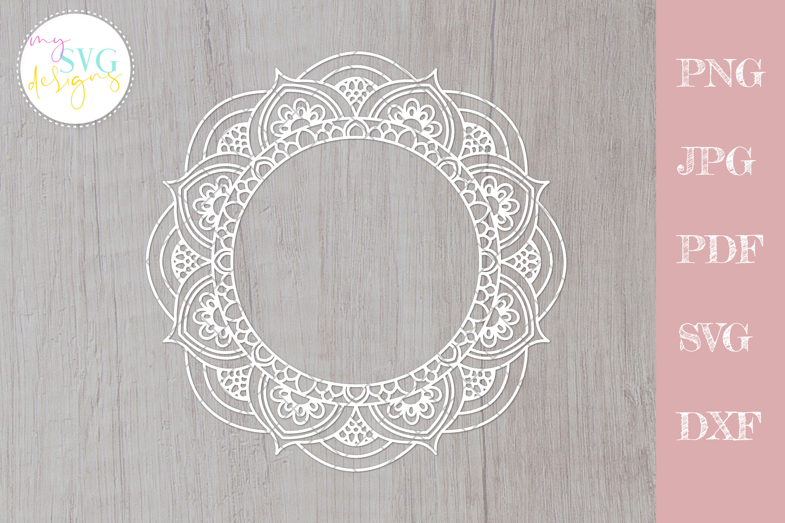 Download Monogram frame svg, Mandala frame svg, Mandala svg ...