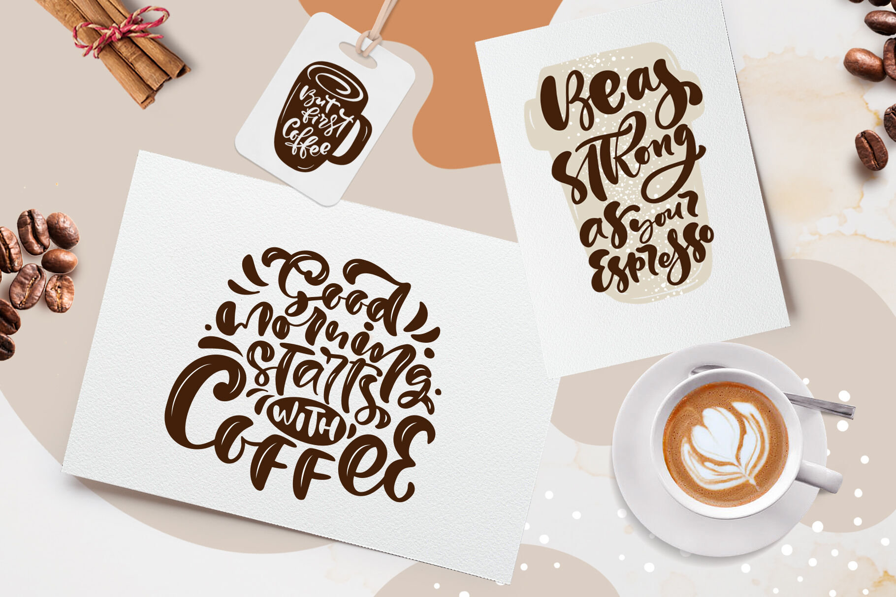 Coffee time SVG By Happy Letters | TheHungryJPEG.com