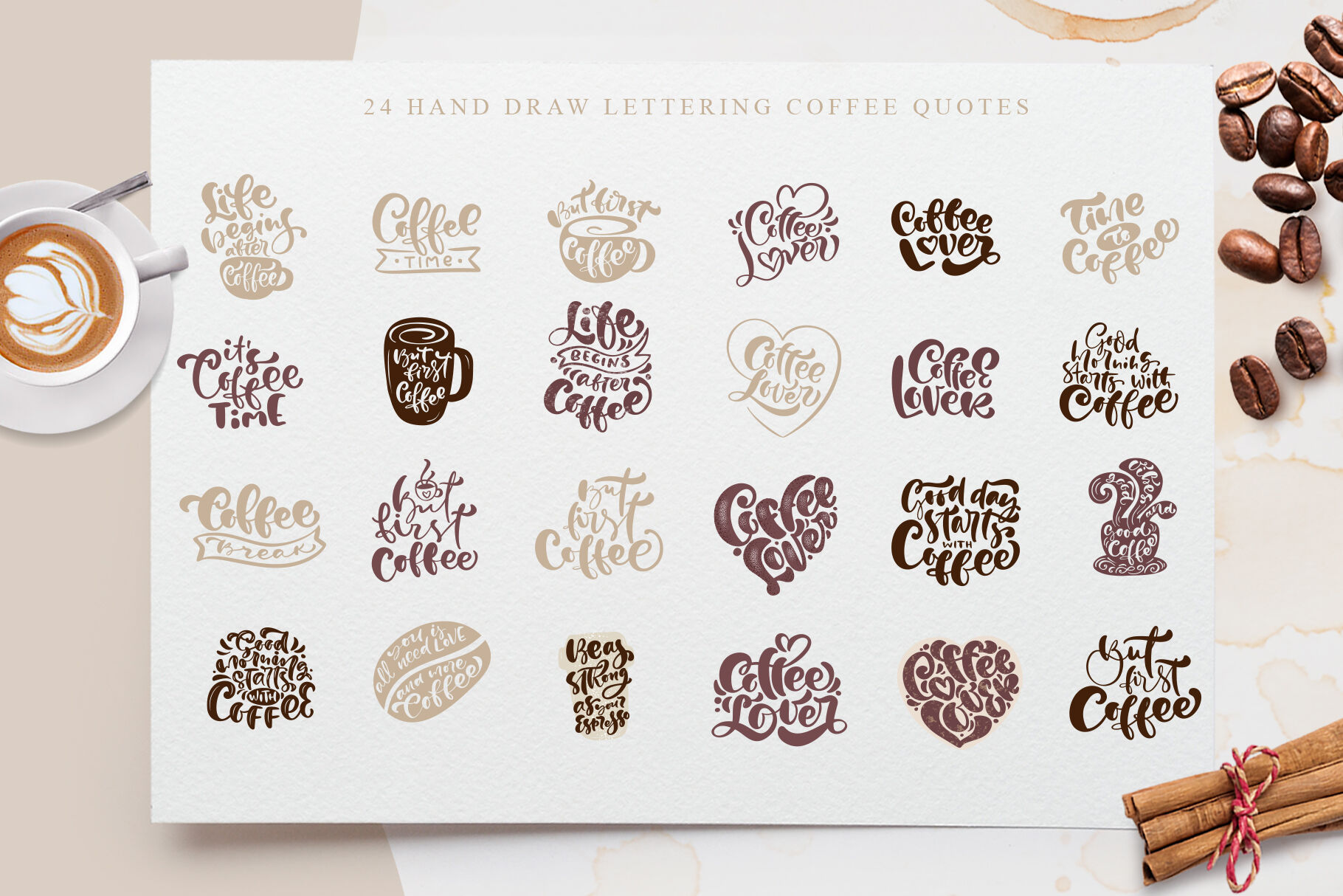 Coffee time SVG By Happy Letters | TheHungryJPEG.com