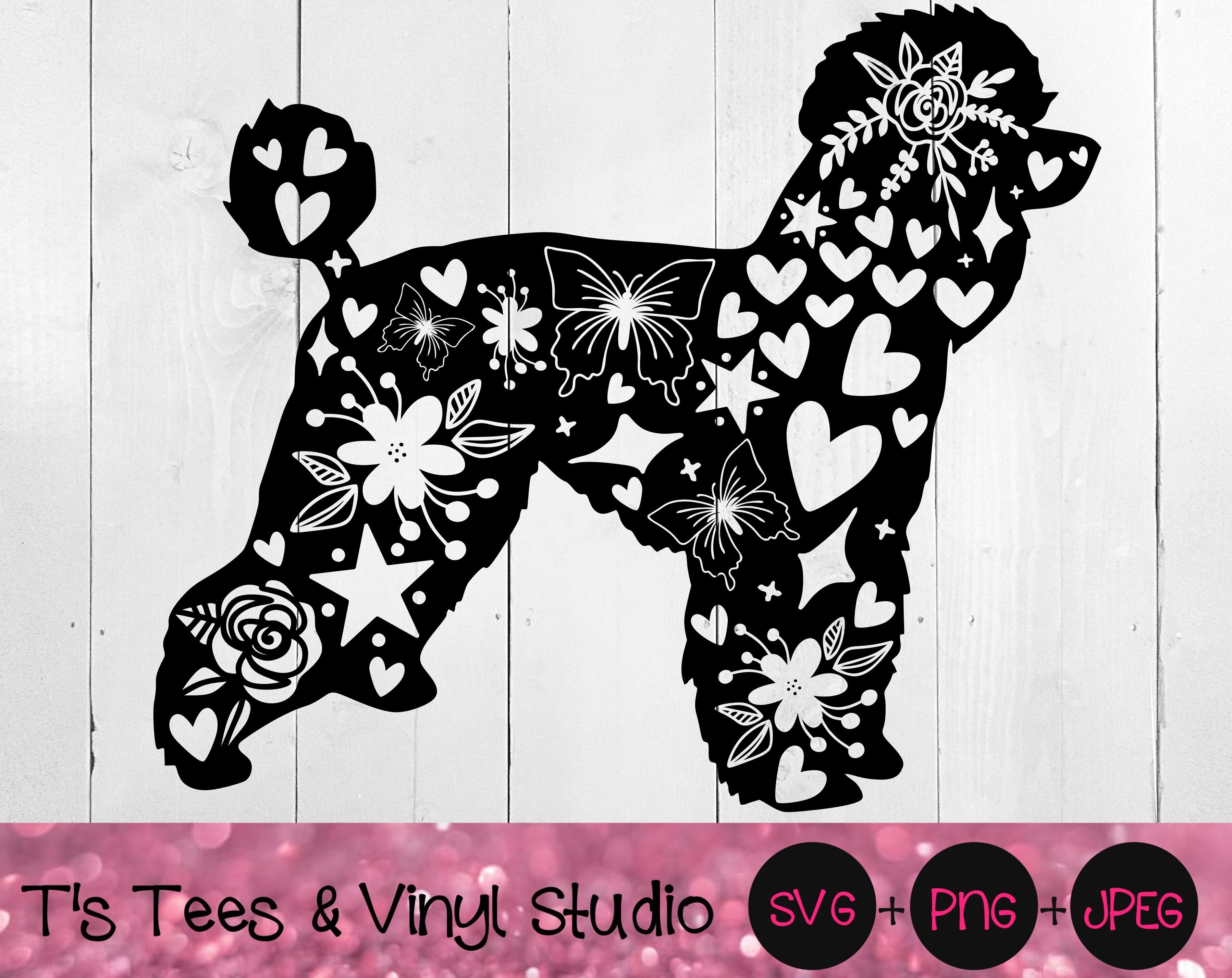 Poodle Svg Standard Poodle Svg Poodle Mandala Svg Poodle Zentangle By T S Tees Vinyl Studio Thehungryjpeg Com