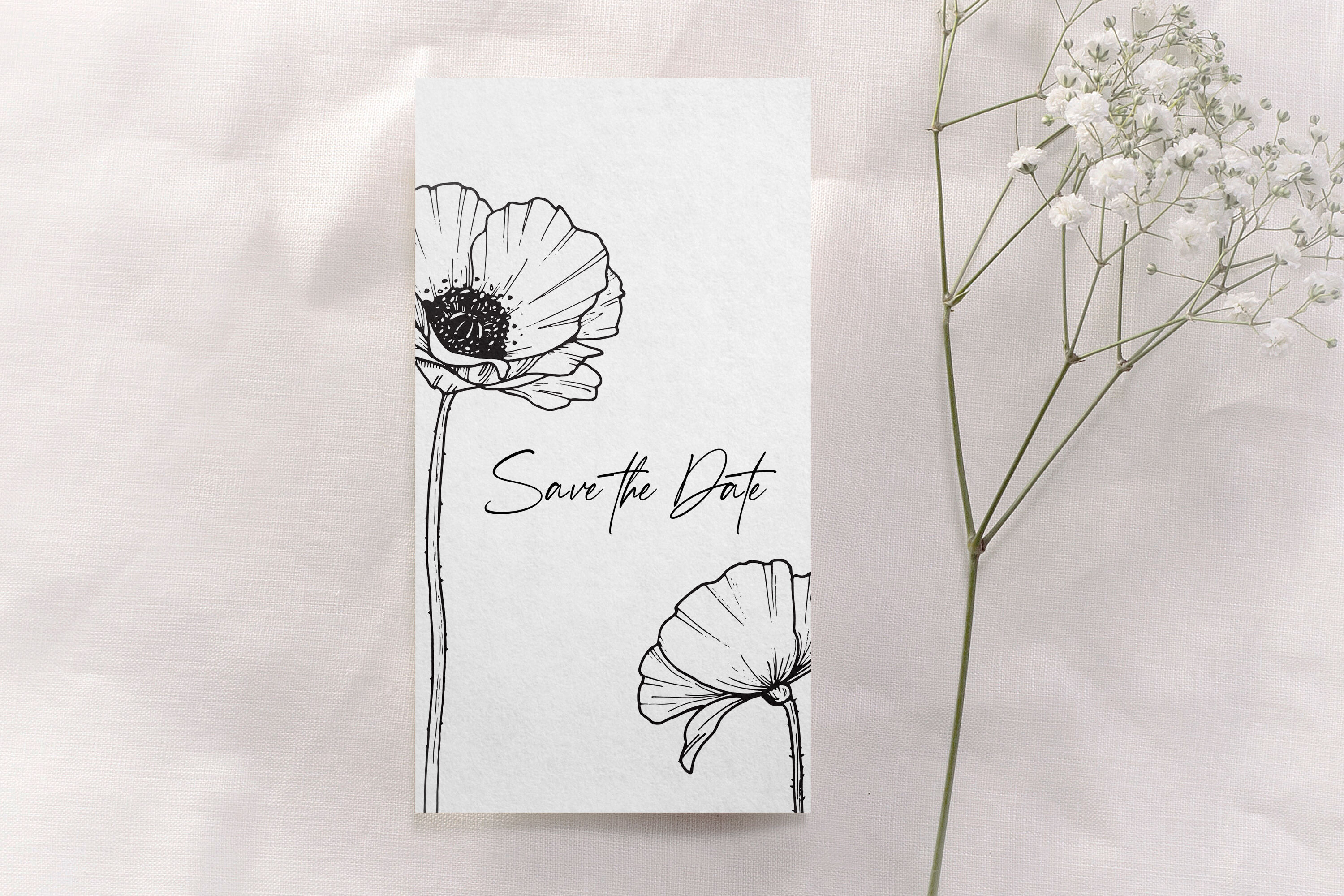 Download Poppy Flowers And Leaves Svg Png Hand Drawn Doodle Flowers By Dervik Art Thehungryjpeg Com Yellowimages Mockups