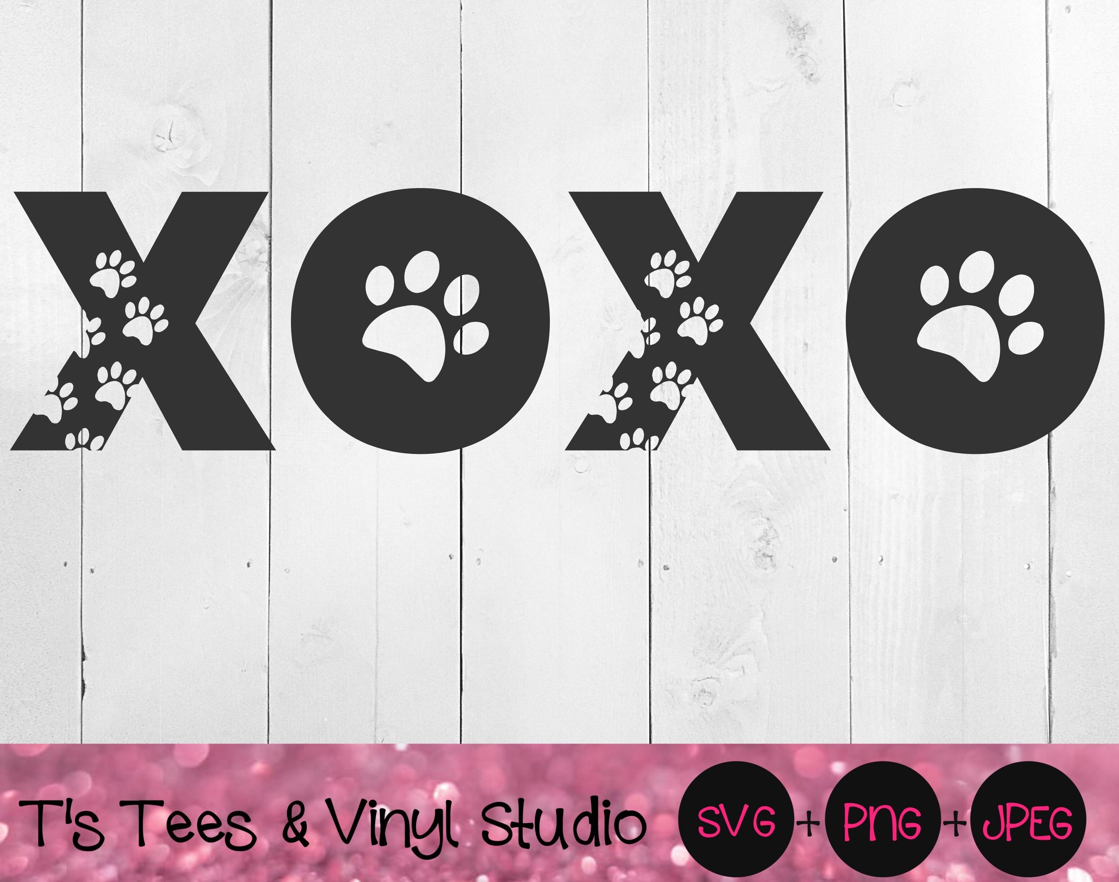 Dog Svg Xoxo Svg Puppy Svg Furbaby Svg Pet Love Svg Family Svg H By T S Tees Vinyl Studio Thehungryjpeg Com