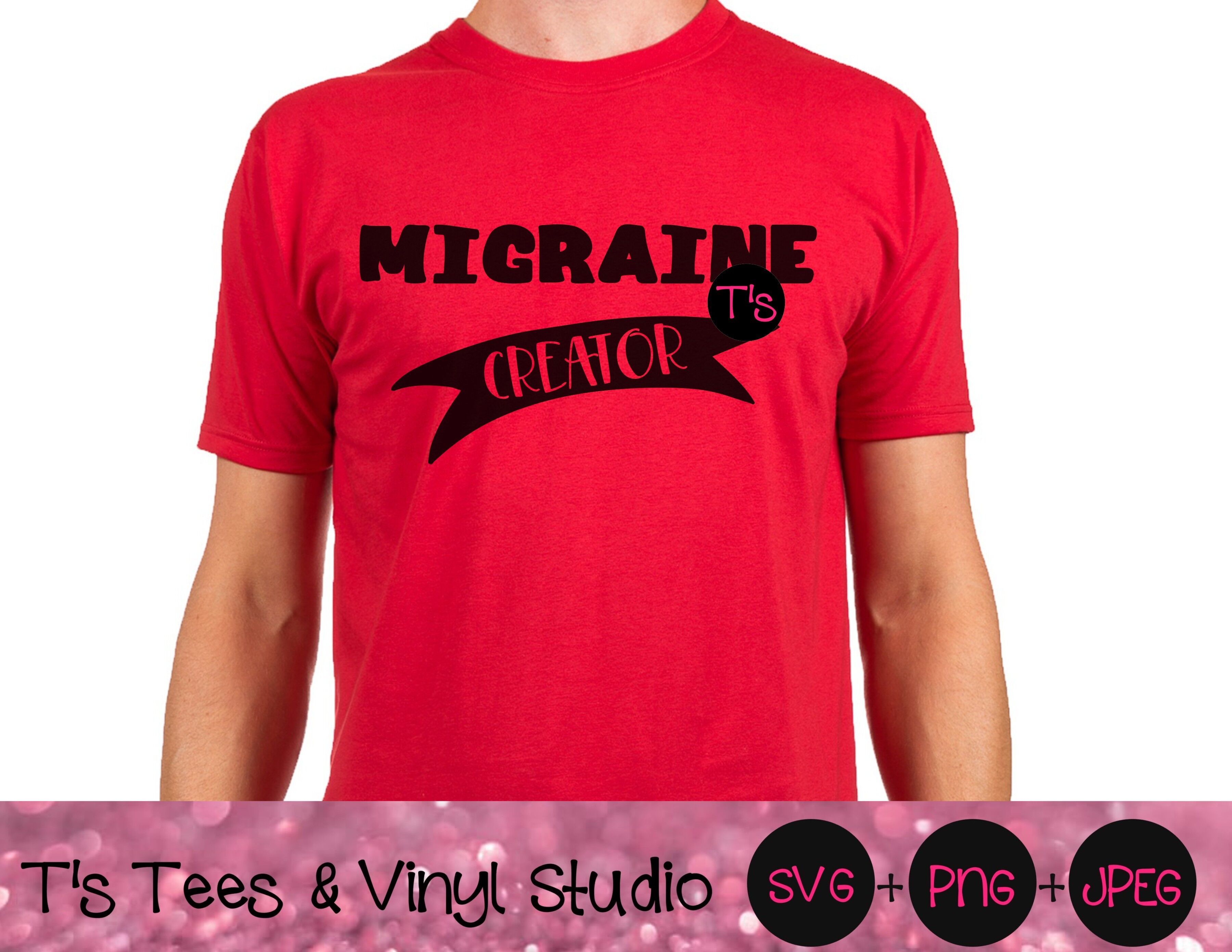 Migraine Svg Creator Svg Headache Svg Men Svg Migraine Png Creato By T S Tees Vinyl Studio Thehungryjpeg Com