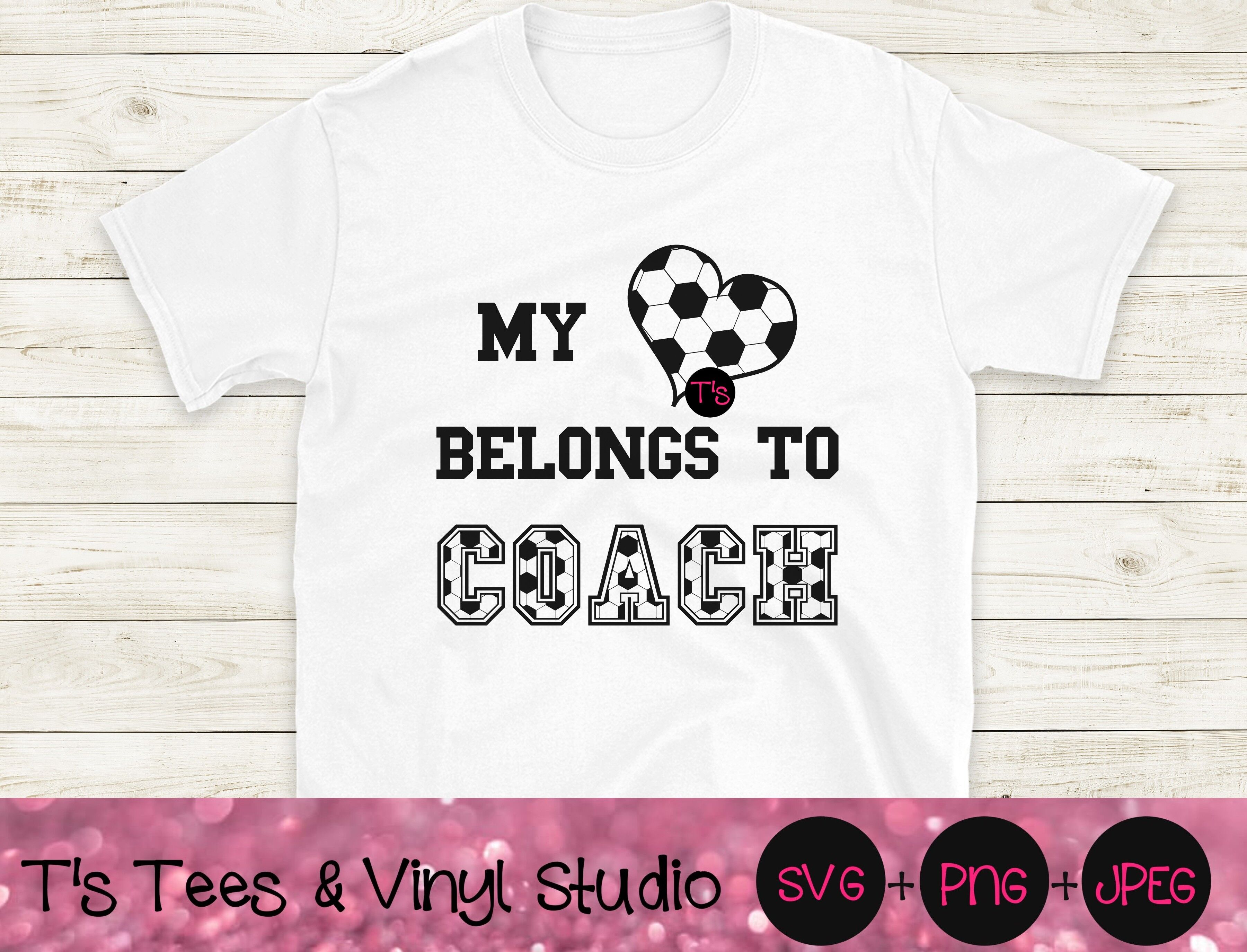 Soccer Svg Coach Svg Heart Svg Soccer Png Coach Png Love Soccer S By T S Tees Vinyl Studio Thehungryjpeg Com