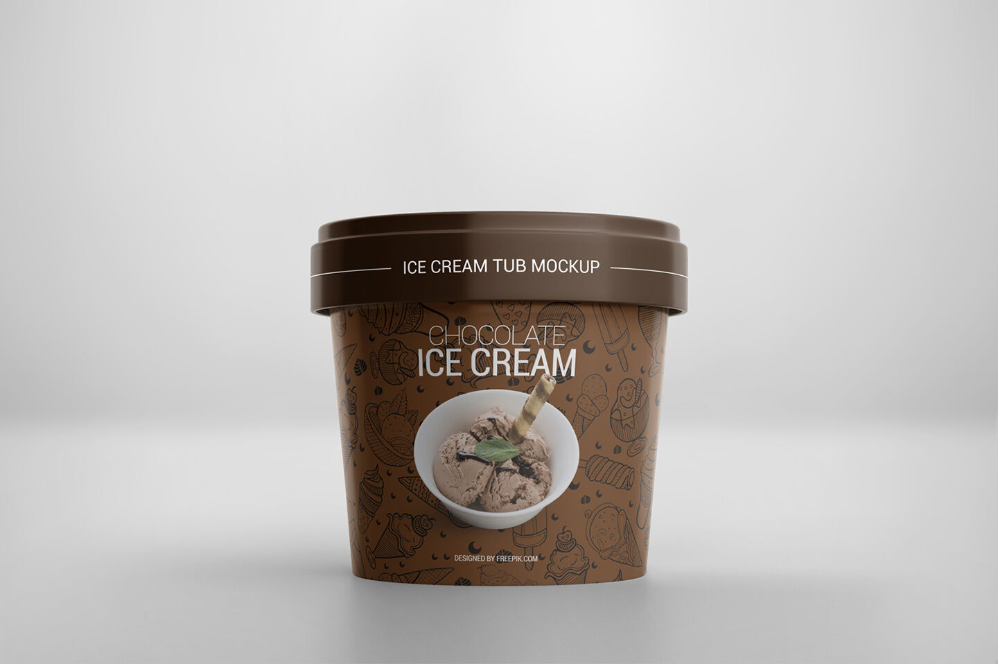 Download Ice Cream Cup Mockup By Pixelica21 Thehungryjpeg Com