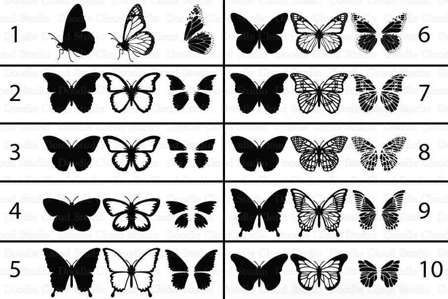 Free Free 229 Butterfly Group Svg SVG PNG EPS DXF File
