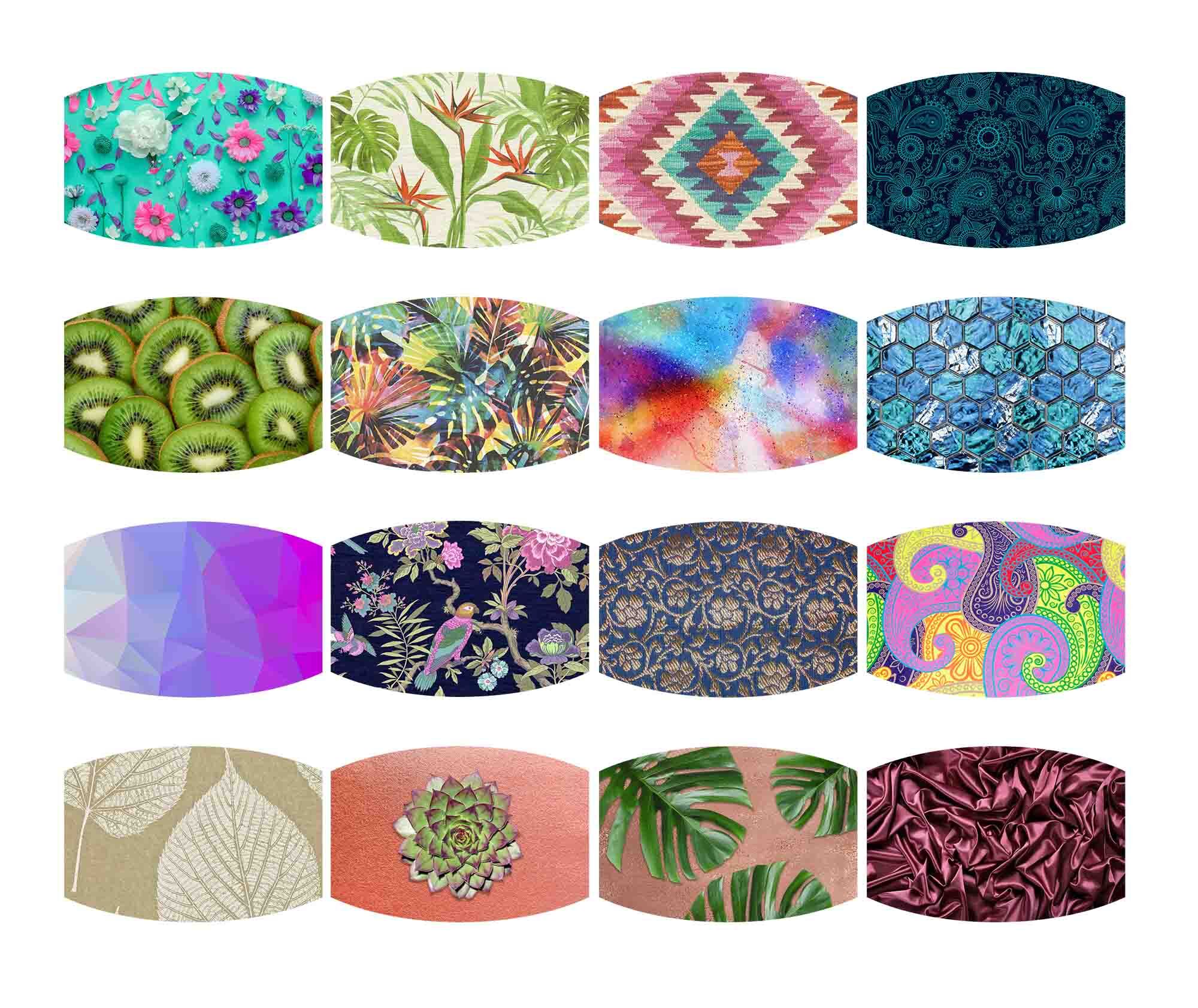 Face Mask Designs Bundle Face Cover Sublimation PNG By MockupStation