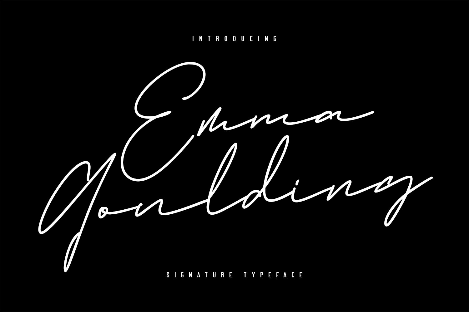 Emma Goulding Signature Collection Script Font By Maulana Creative Thehungryjpeg Com