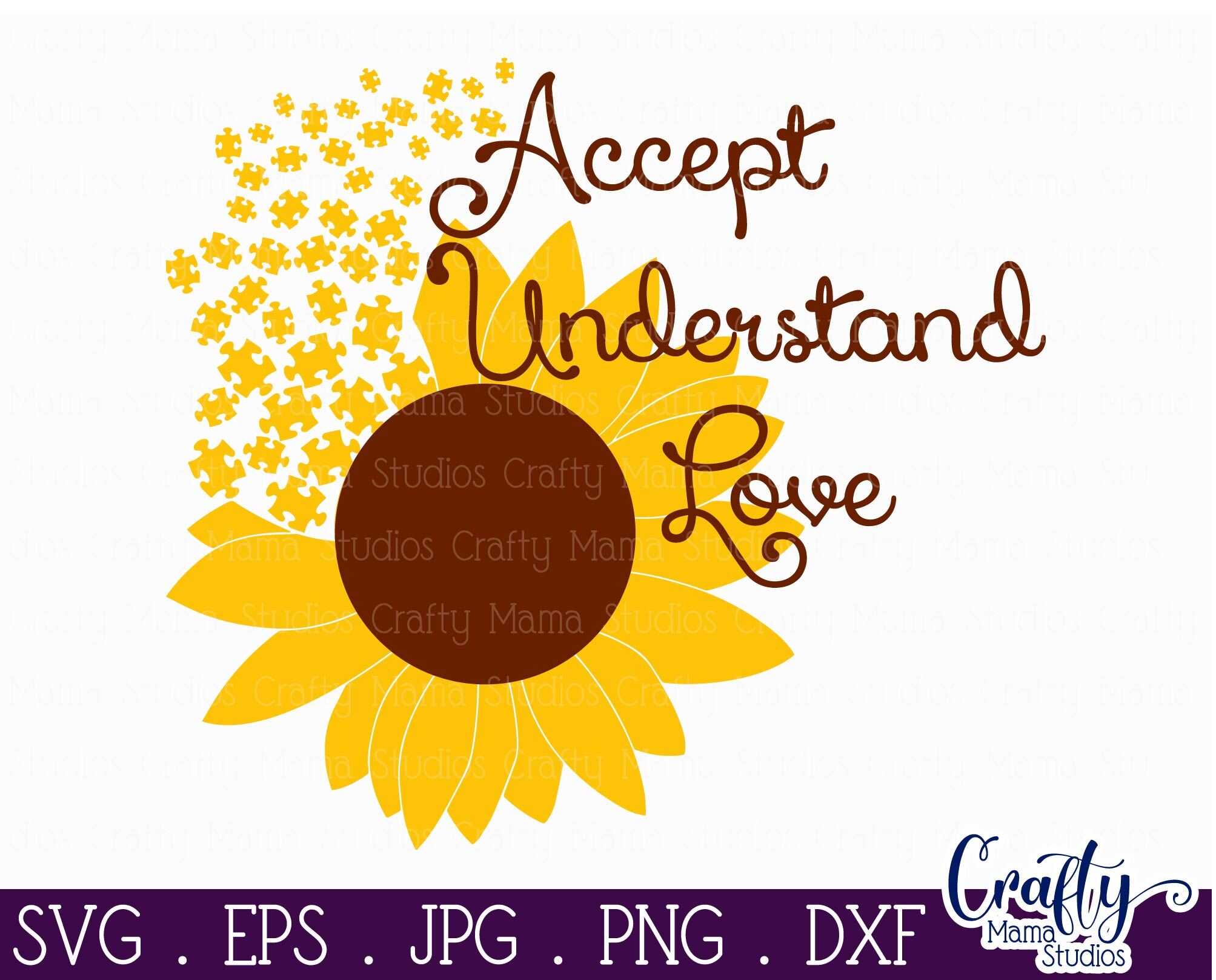 Free Free Sunflower Autism Svg 347 SVG PNG EPS DXF File