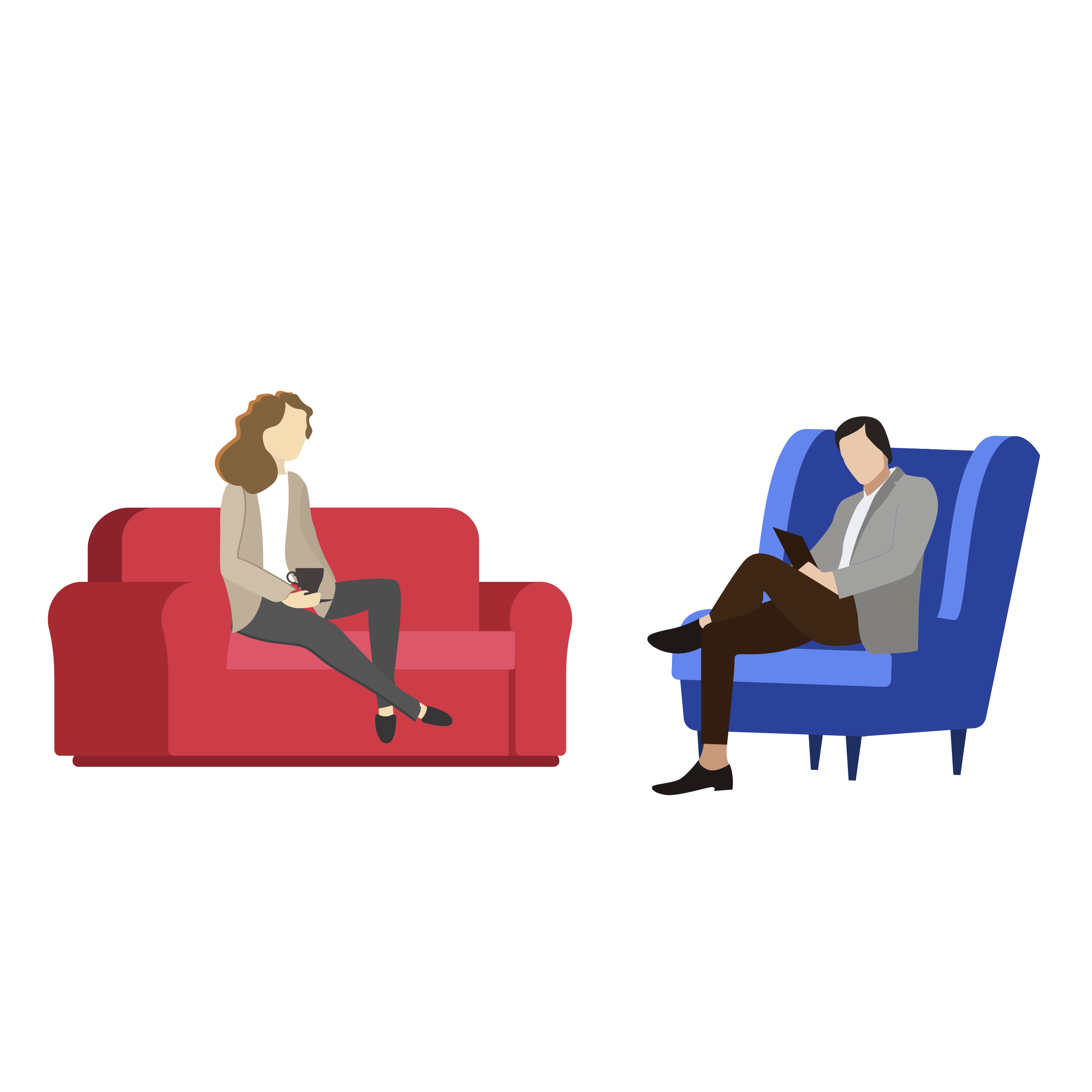 Reception with psychologist. Vector individual psychotherapy, therapy By  09910190 | TheHungryJPEG