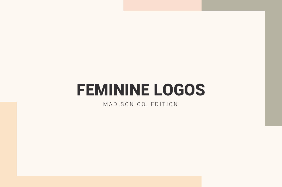 Feminine Logos Madison Co Edition By Design District Thehungryjpeg Com