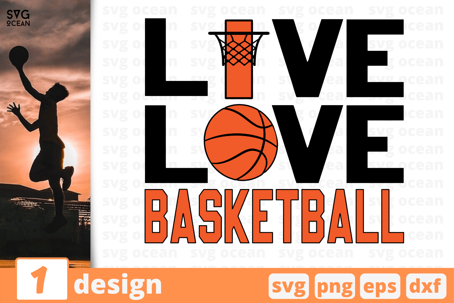 1 Live Love Basketball Basketball Quote Cricut Svg By Svgocean Thehungryjpeg Com
