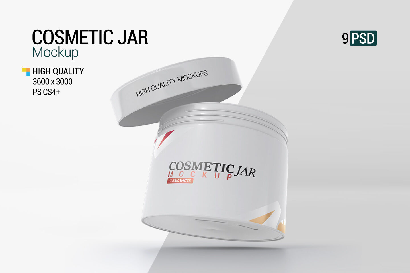 Download Cosmetic Jar Mockup By Pixelica21 Thehungryjpeg Com