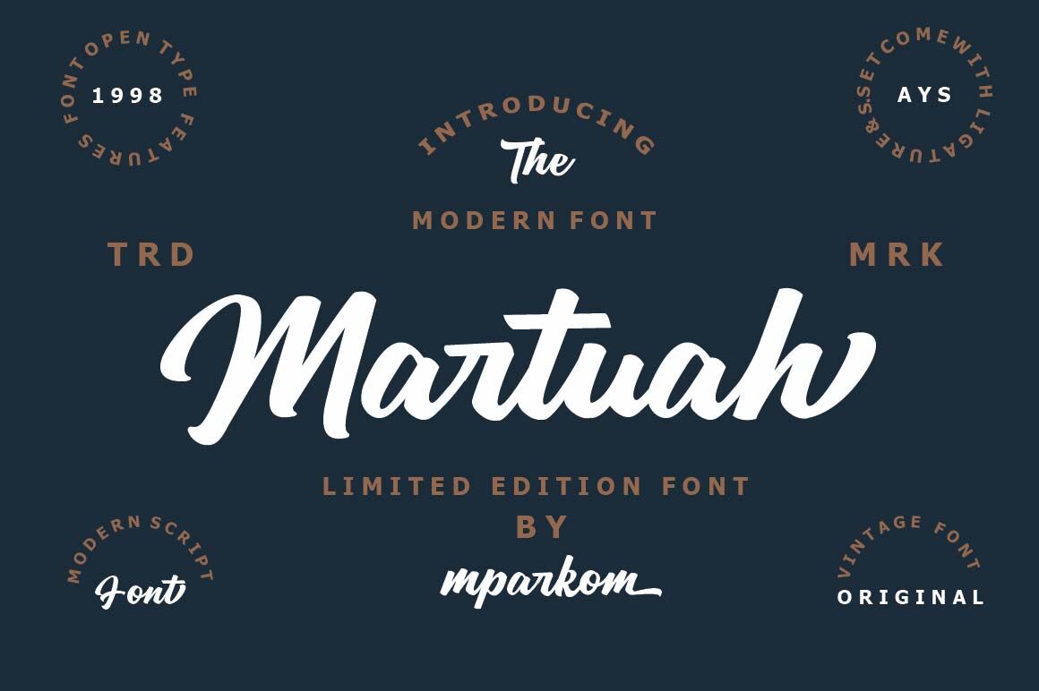 Martuah Font By Fartype Thehungryjpeg Com