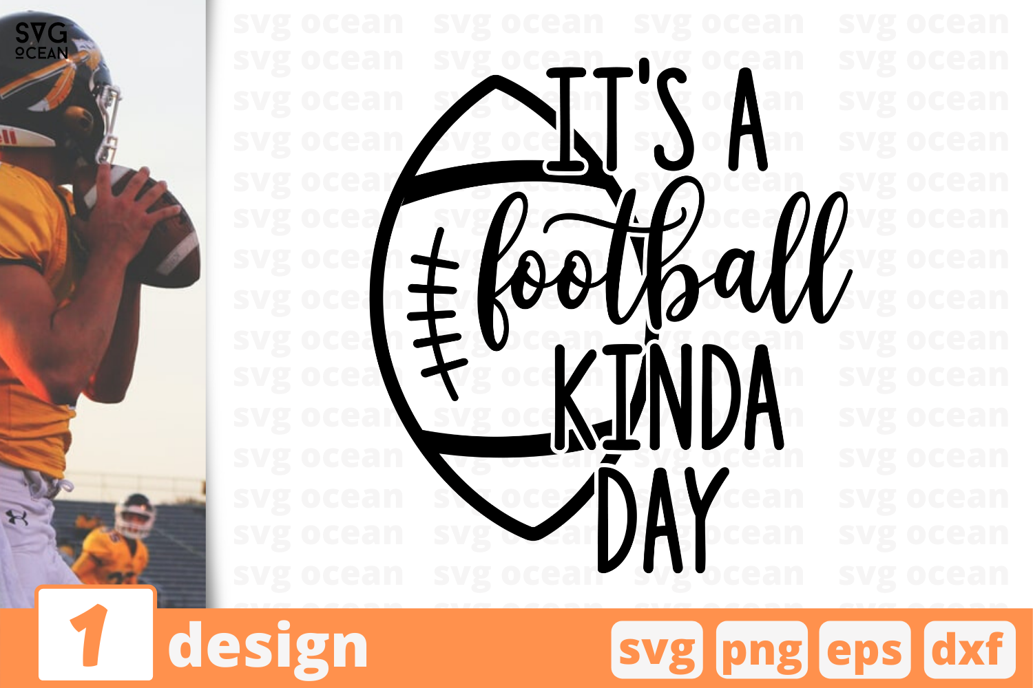 Download 1 IT'S FOOTBALL KINDA DAY, football quote cricut svg By ...