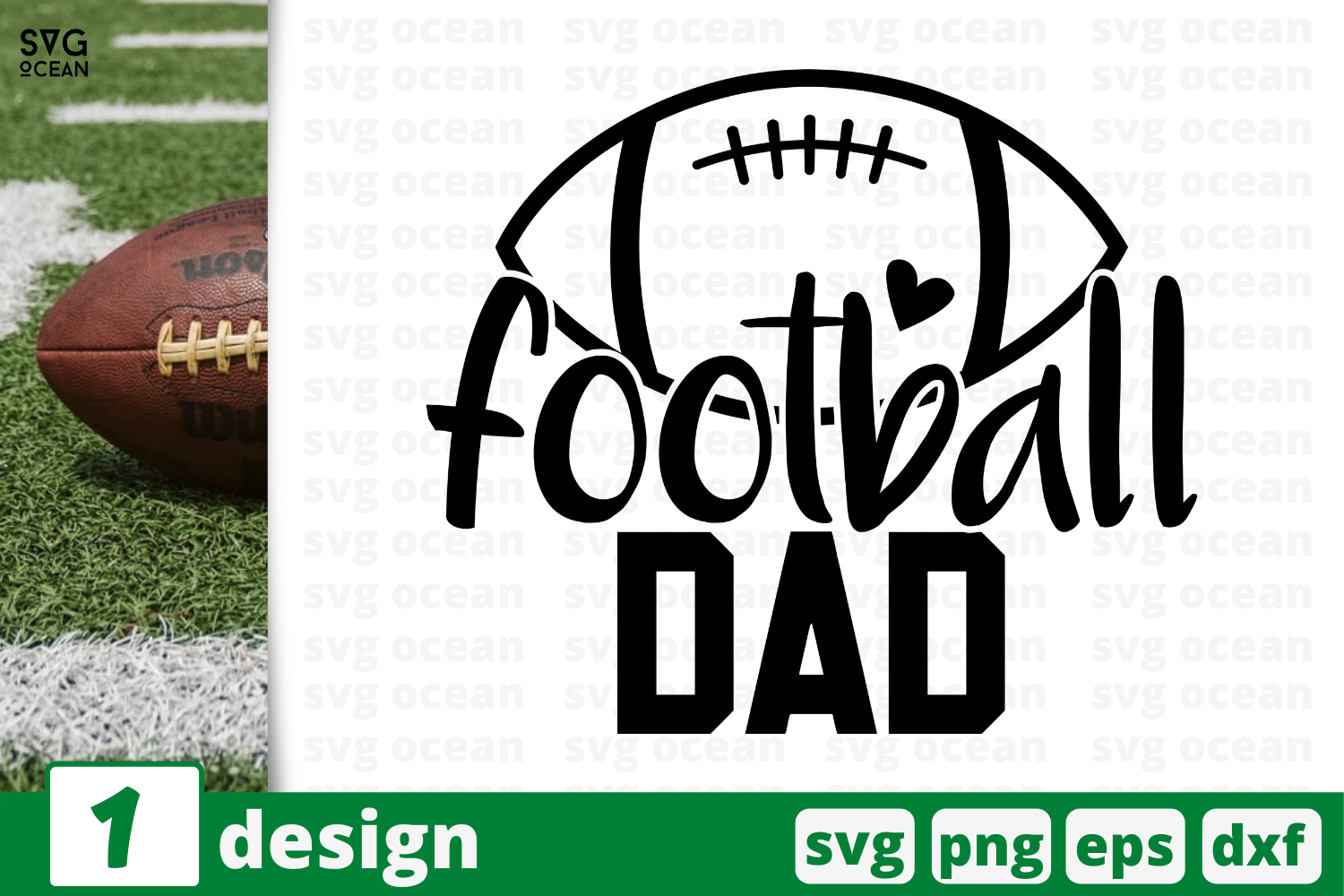 Download 1 FOOTBALL DAD, football quote cricut svg By SvgOcean ...