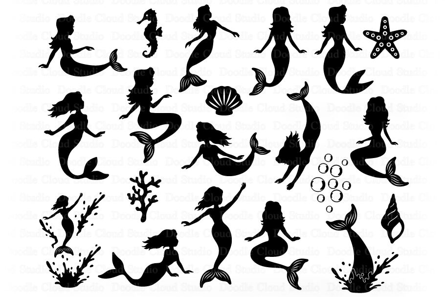 Free Free 99 Svg File Little Mermaid Svg SVG PNG EPS DXF File