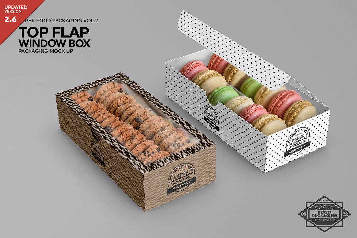 Download Window Box Packaging Mockup By Inc Design Studio Thehungryjpeg Com