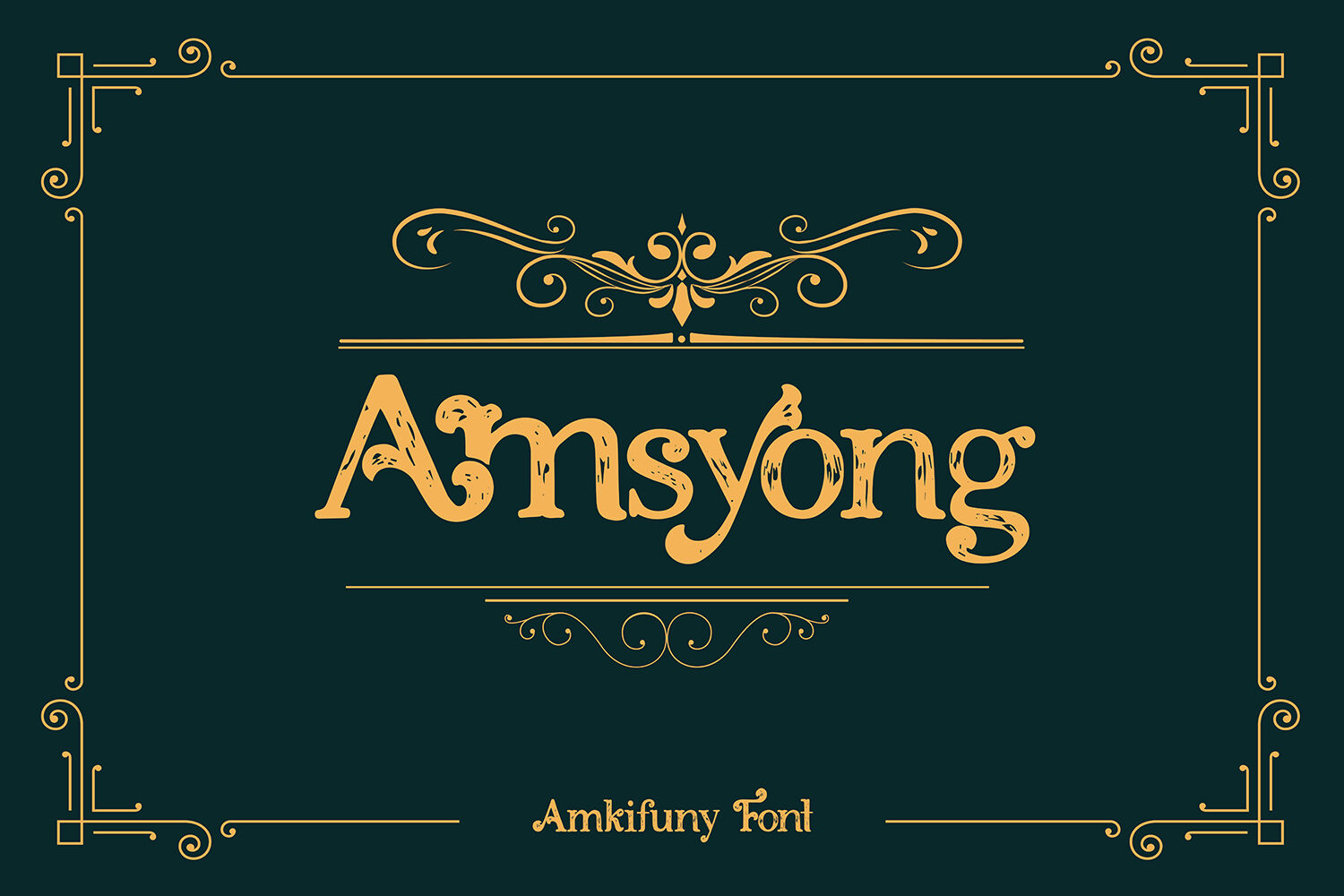 Amkifuny New Brush Serif Display Font Typeface By Maulana Creative Thehungryjpeg Com