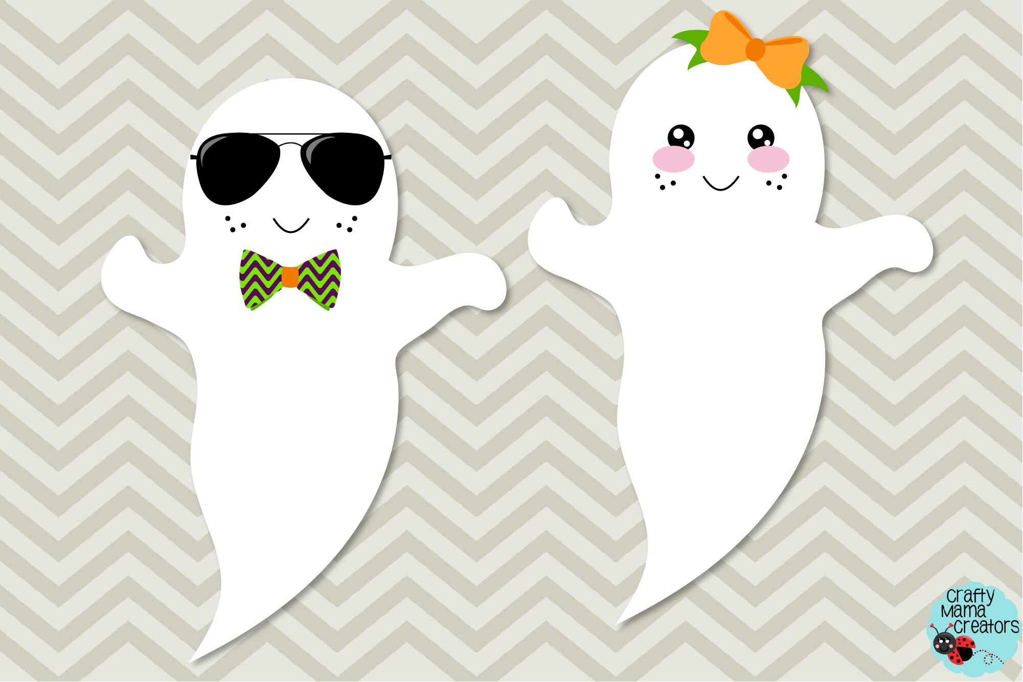 Ghost Svg Cute Ghost Svg Halloween Svg Cool Ghost Svg By Crafty Mama Studios Thehungryjpeg Com