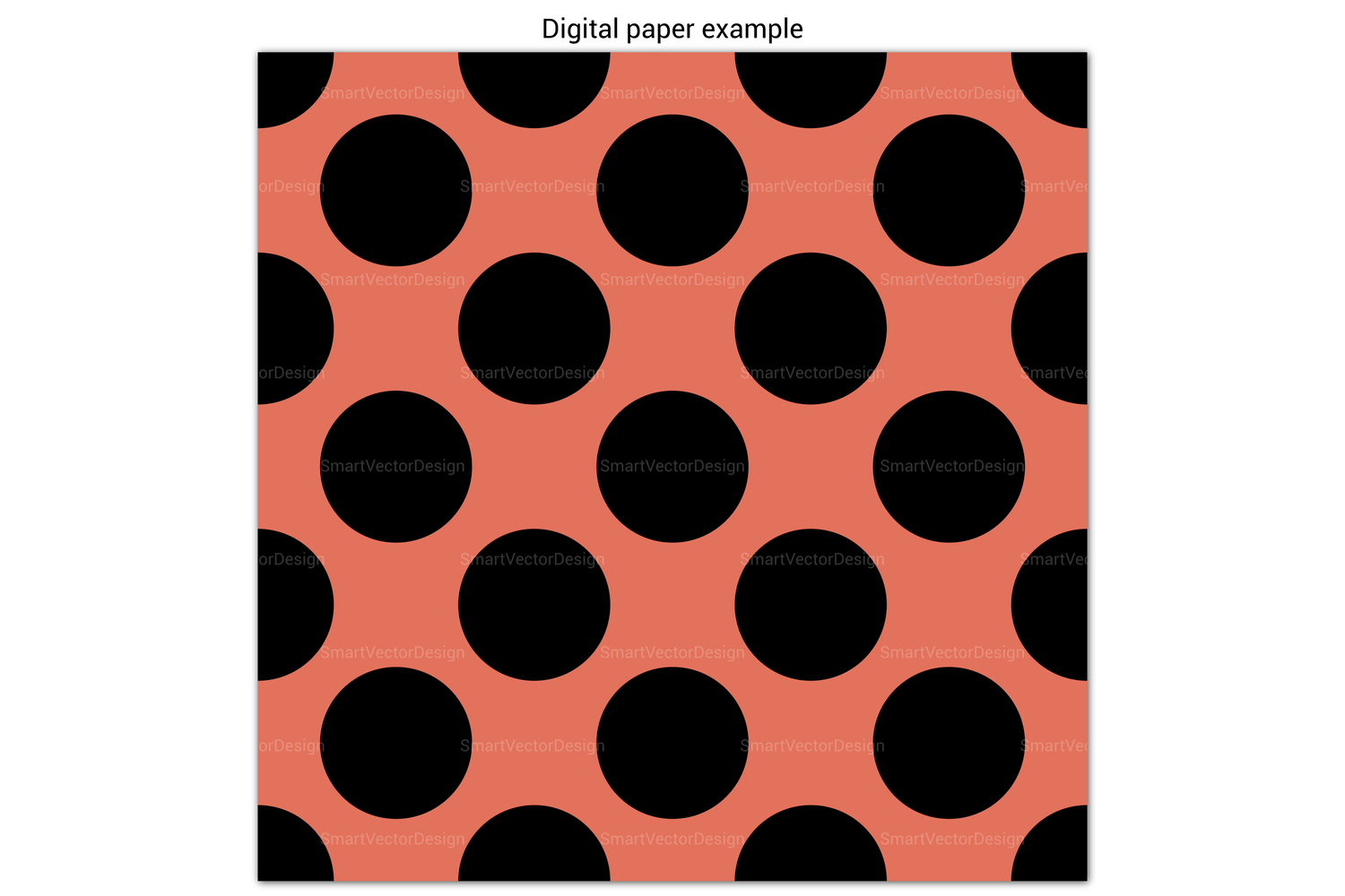 Seamless Very Large Polka Dot Paper-250 Colors with Pattern By  SmartVectorDesign