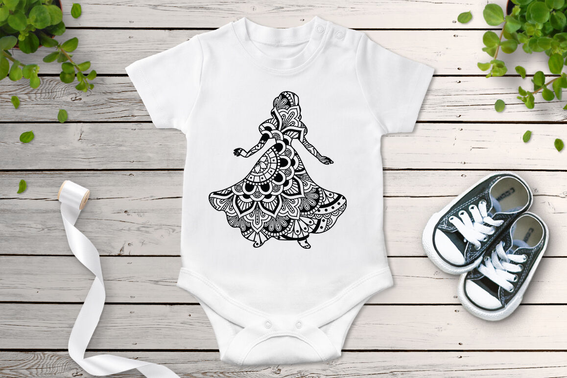 Download Princess Mandala SVG, Princesses Bundle Mandala SVG Cut ...