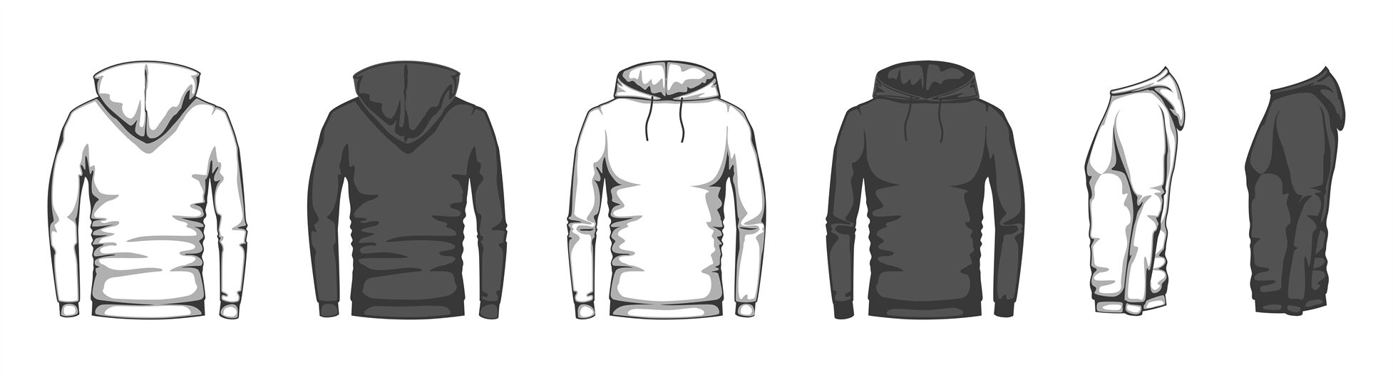 Download Hoodie mockup. Trendy casual clothes unisex sport ...