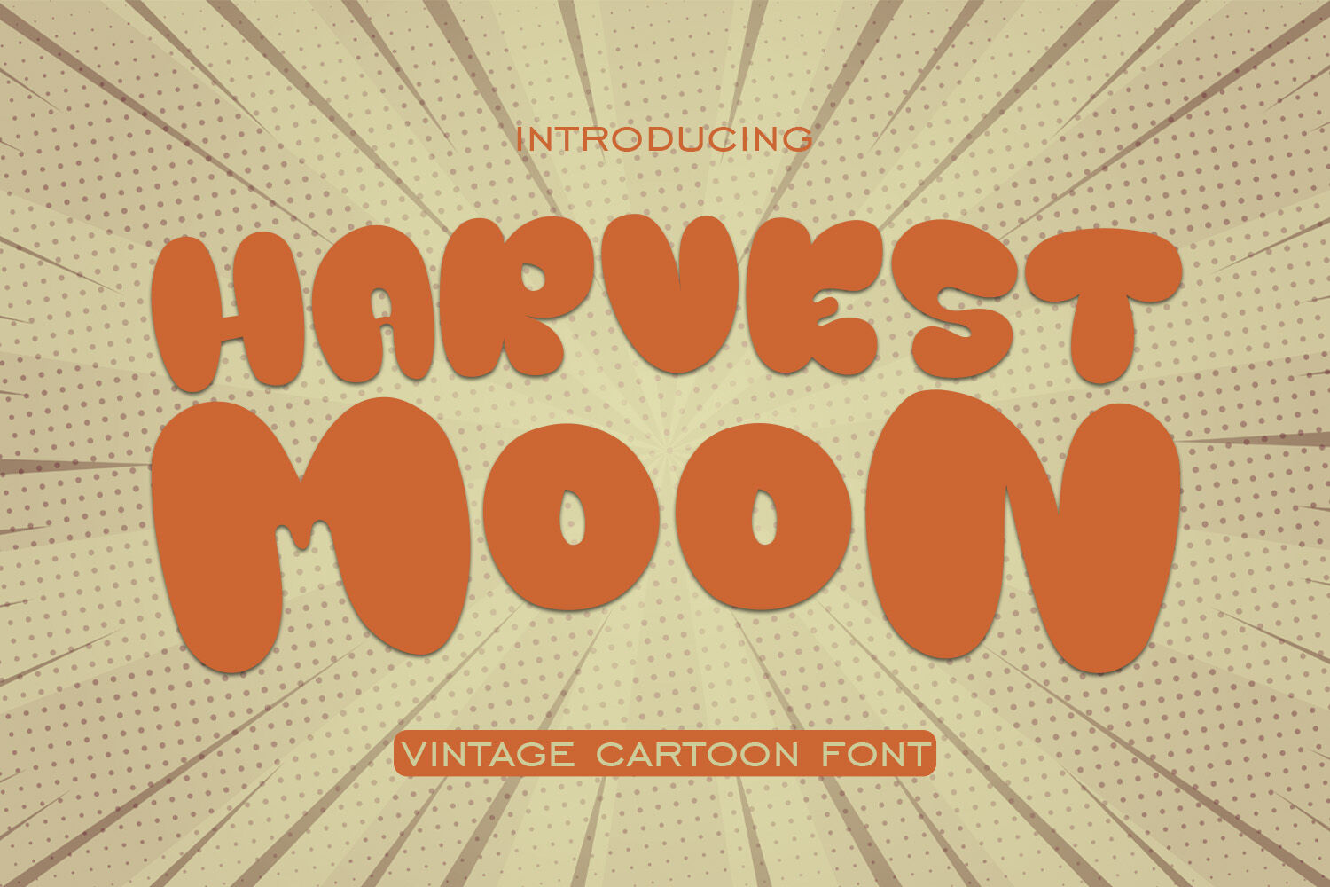 Harvest Moon Vintage Cartoon Font By Gens Creativ Store Thehungryjpeg Com