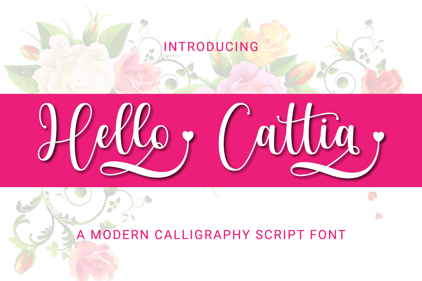Hello Cattia By Jprint Design And Printing Thehungryjpeg Com