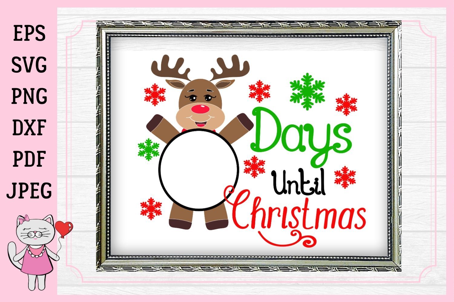 Download Days Until Christmas Svg Christmas Countdown By Magic World Of Design Thehungryjpeg Com