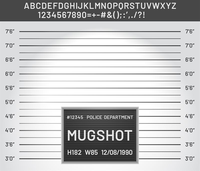 mugshot-sign-board-gambaran