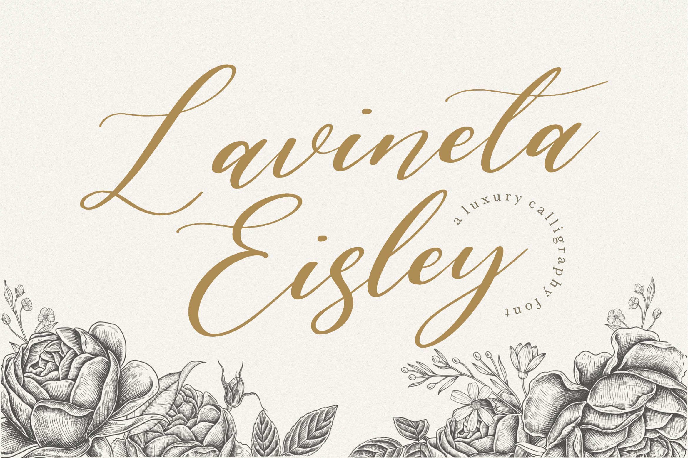 Lavineta Eisley Luxury Calligraphy Font By Balpirick Studio Thehungryjpeg Com