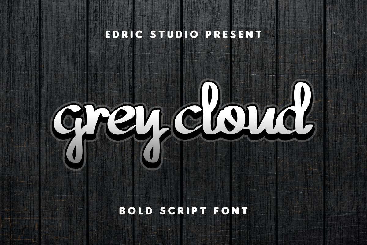 Grey Cloud By Edric Studio Thehungryjpeg Com