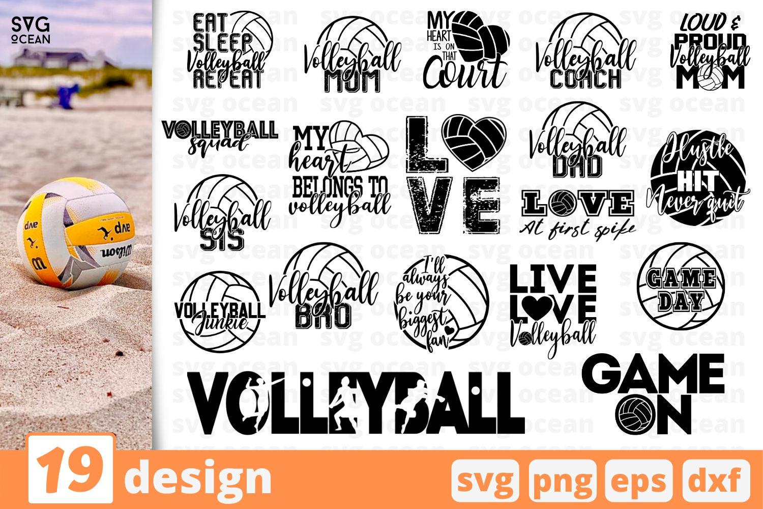 19 Volleyball Quotes Cricut Svg By Svgocean Thehungryjpeg Com