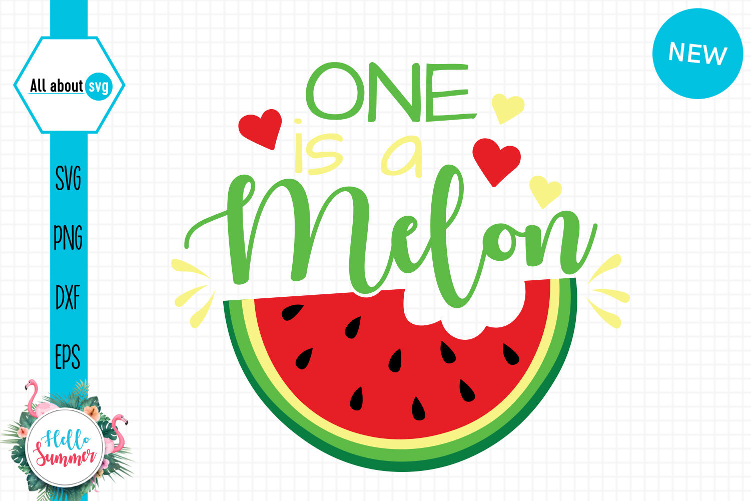 Download One Is A Melon Svg Watermelon Svg By All About Svg Thehungryjpeg Com