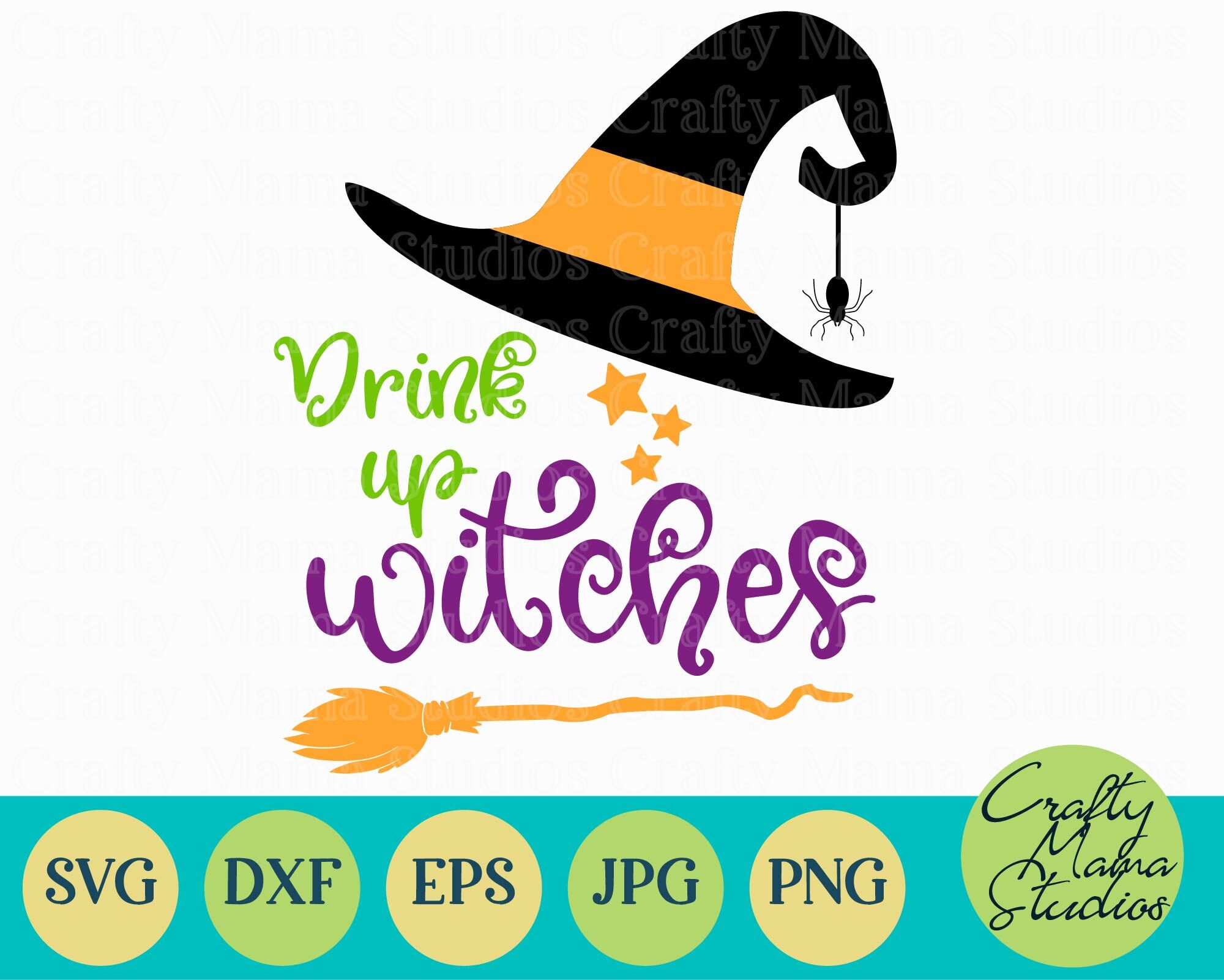 Halloween Svg Drink Up Witches Svg Adult Halloween Svg By Crafty Mama Studios Thehungryjpeg Com