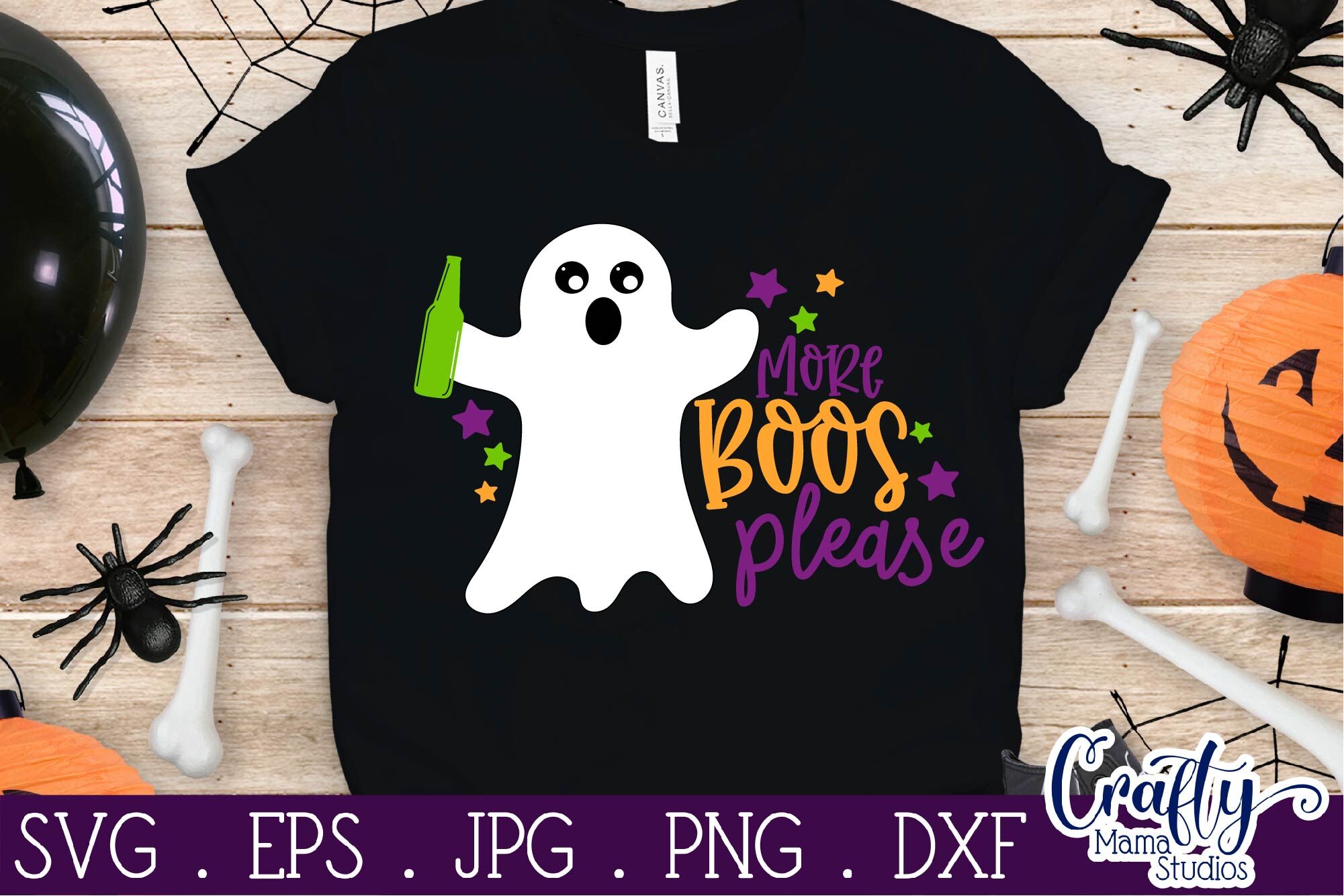 Download Halloween Svg, More Boos Please Svg, Ghost Adult Halloween By Crafty Mama Studios ...
